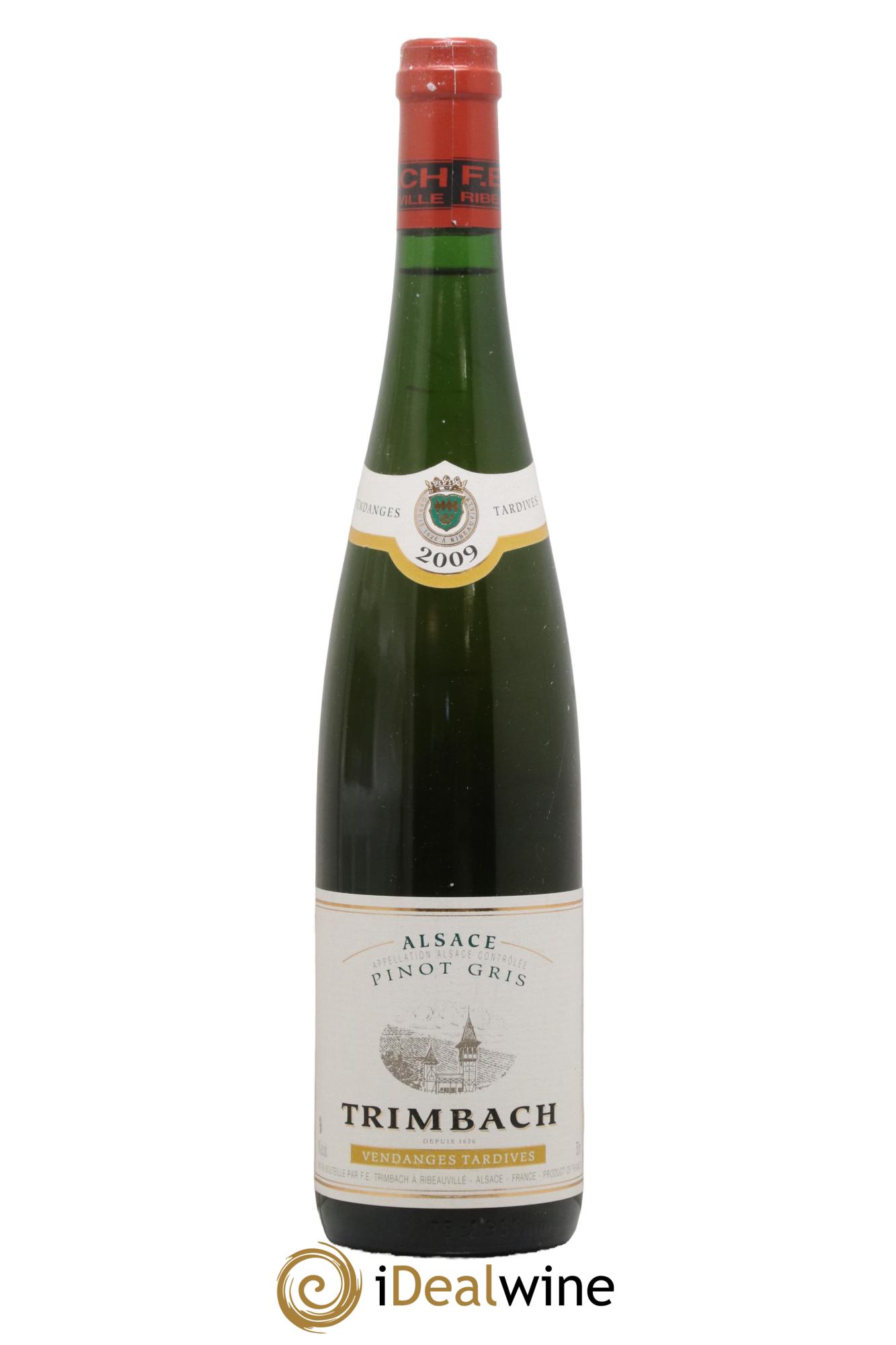 Alsace Pinot Gris Vendanges Tardives Trimbach (Domaine) 2009 - Lot de 1 bouteille - 0