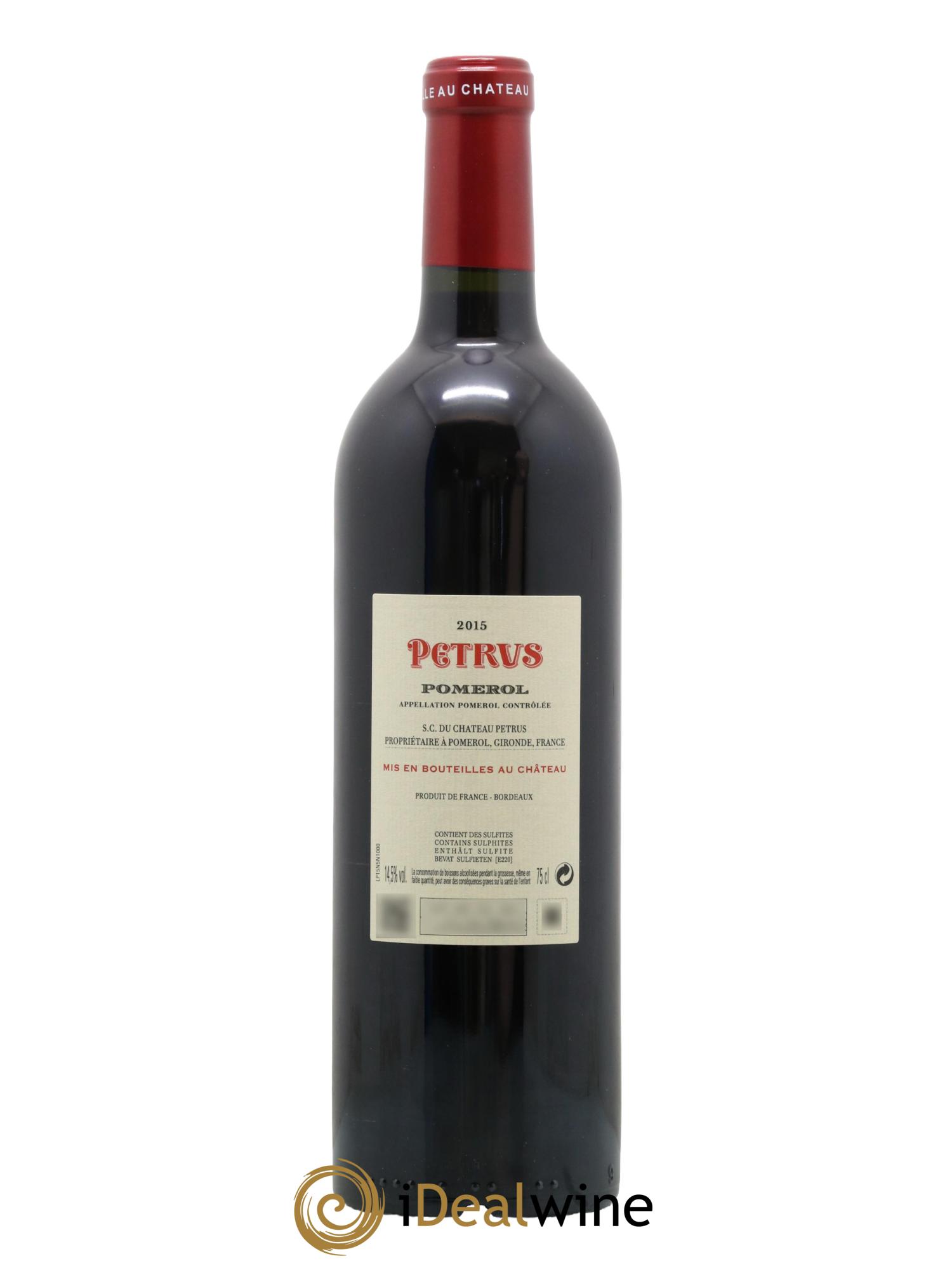 Petrus 2015 - Lot de 1 bouteille - 1