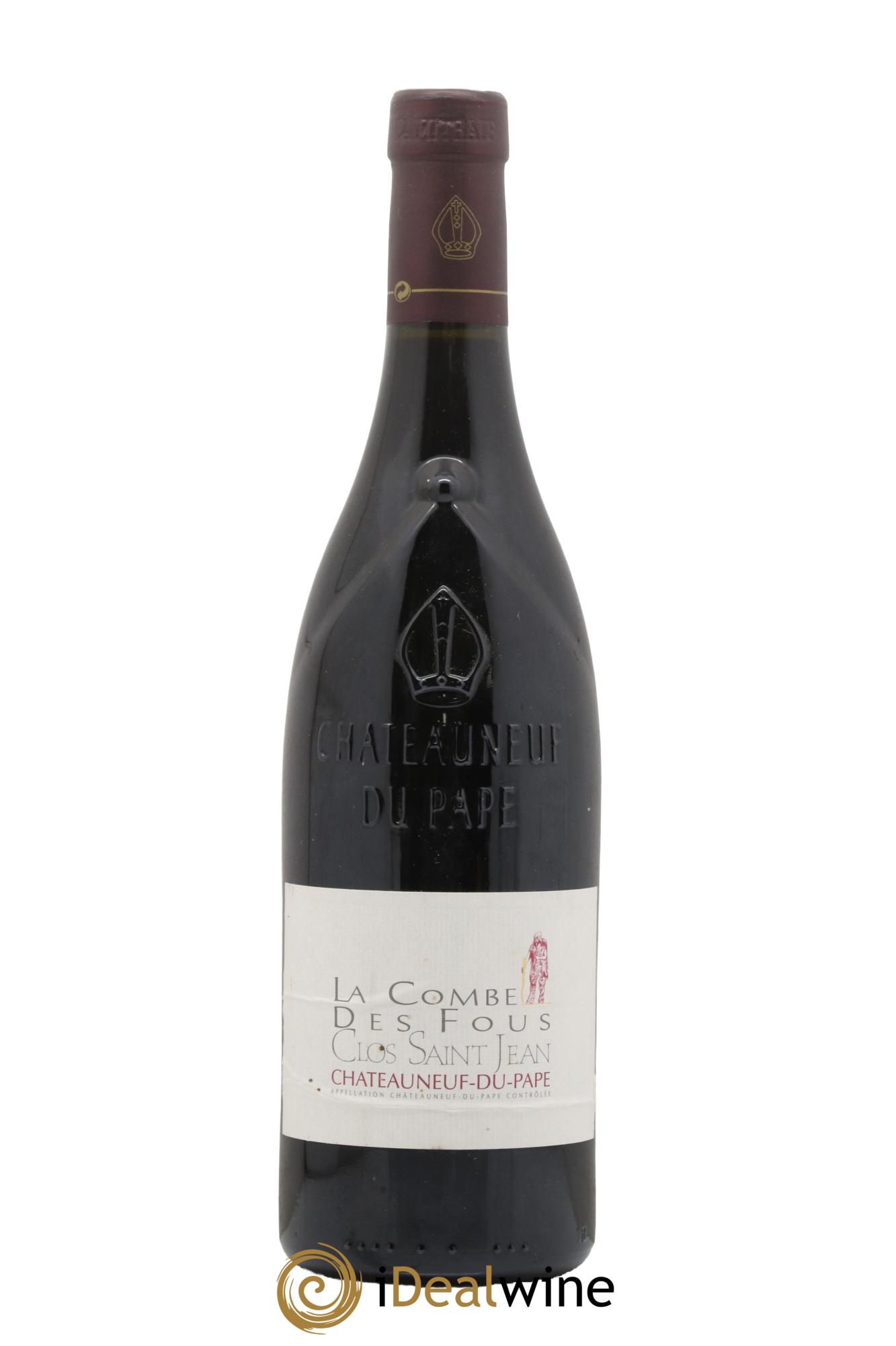 Châteauneuf-du-Pape Clos Saint-Jean La Combe des Fous Pascal et Vincent Maurel 2017 - Lot de 1 bouteille - 0