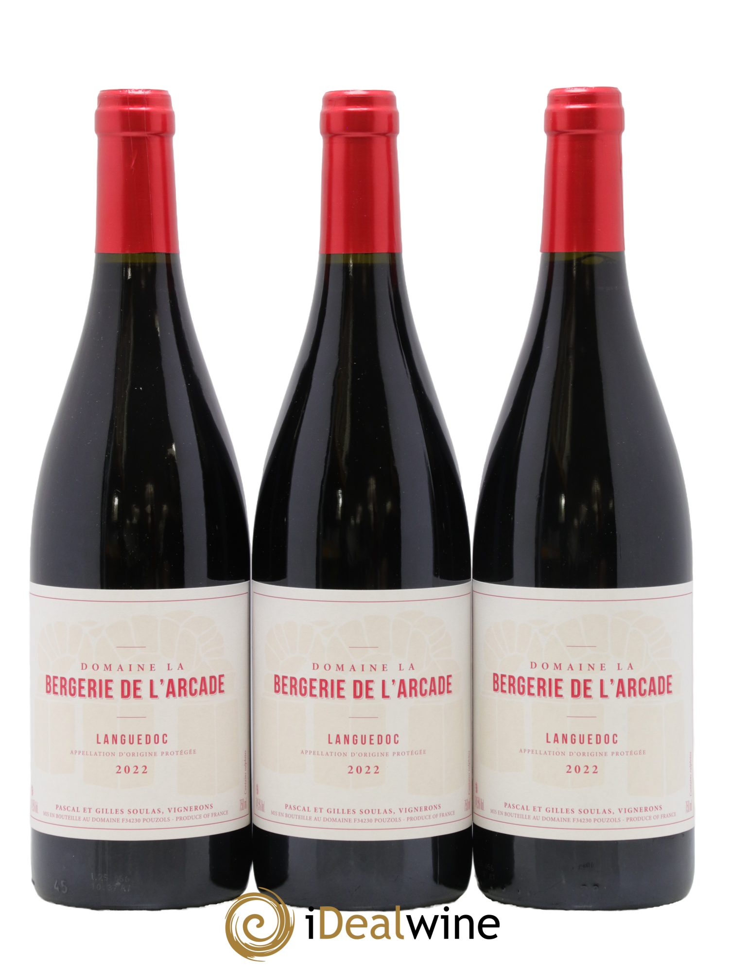 Languedoc La Bergerie de l'Arcade (Domaine) 2022 - Lot de 3 bouteilles - 0
