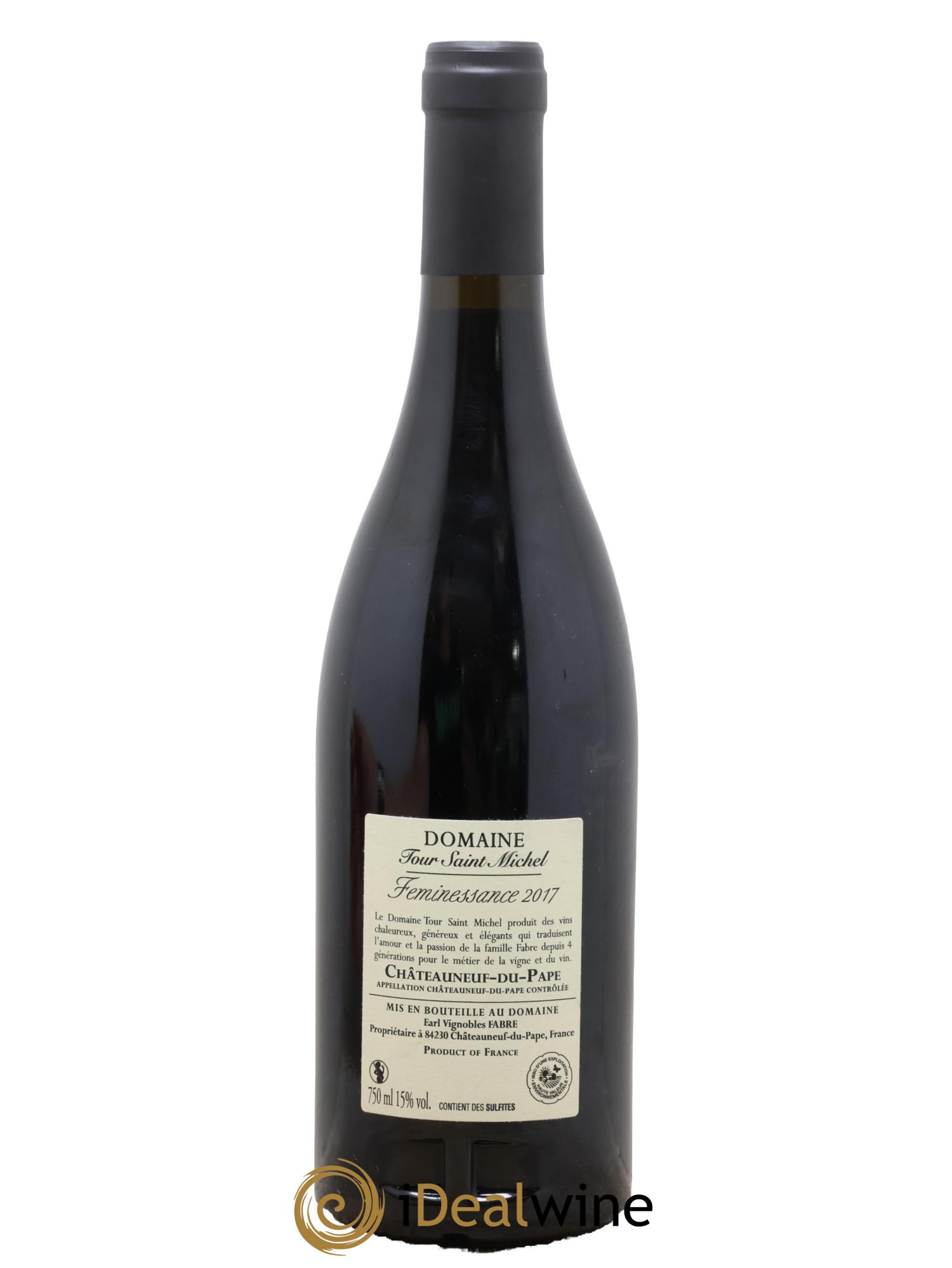 Châteauneuf-du-Pape Feminessance Domaine Tour St Michel 2017 - Lot of 1 bottle - 1