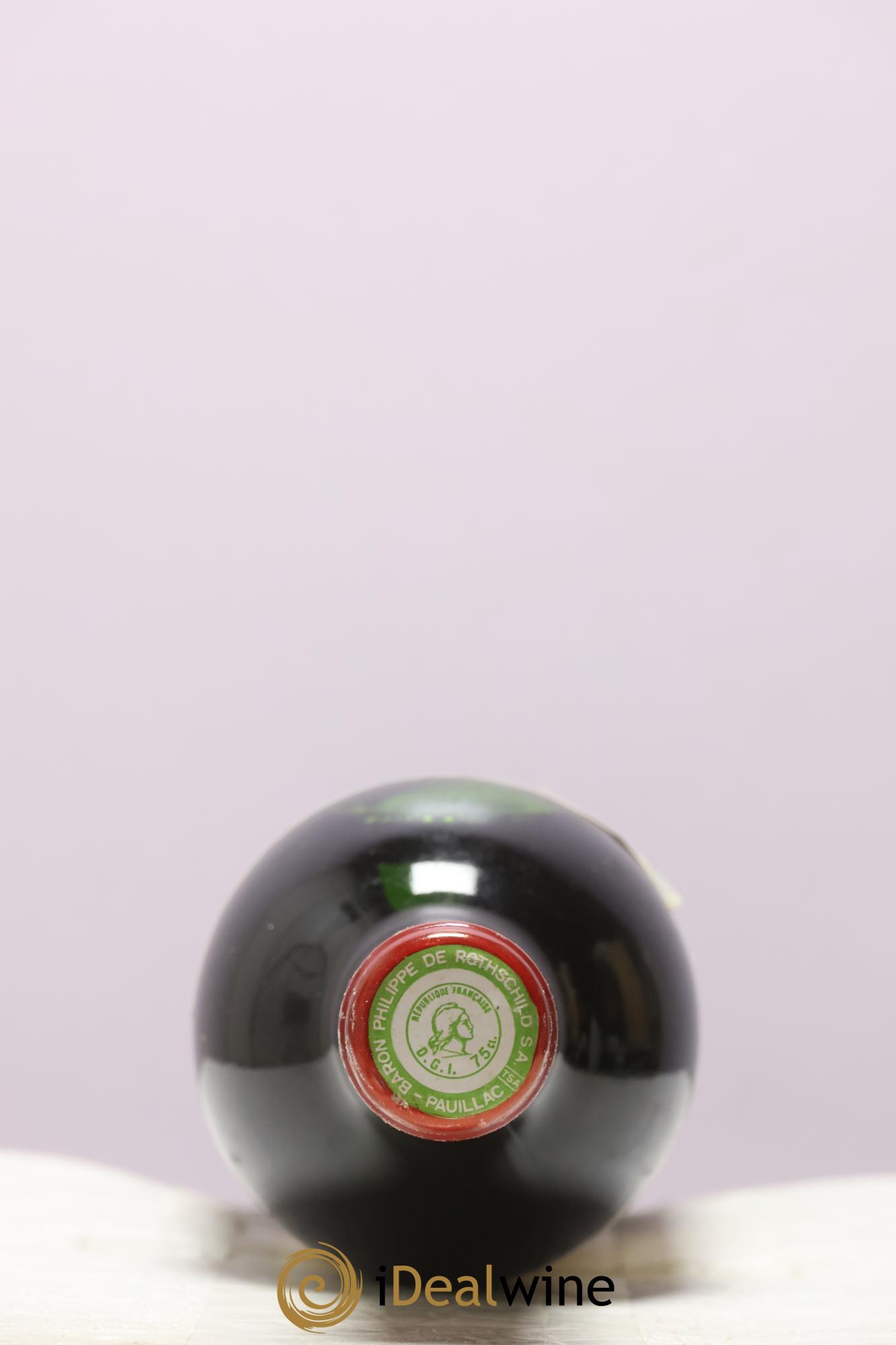 Château Mouton Rothschild 1er Grand Cru Classé 1989 - Lot of 1 bottle - 2