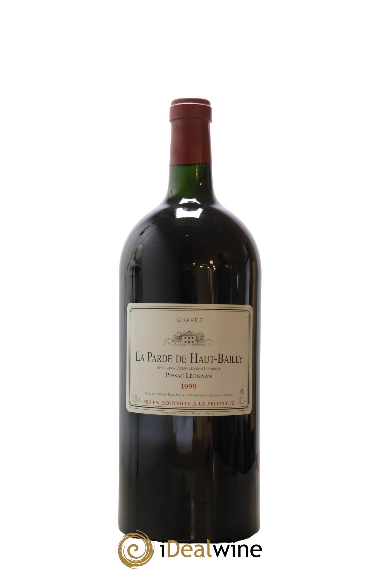 Haut Bailly II (Anciennement La Parde de Haut-Bailly) Second Vin 1999 - Lot de 1 jeroboam - 0