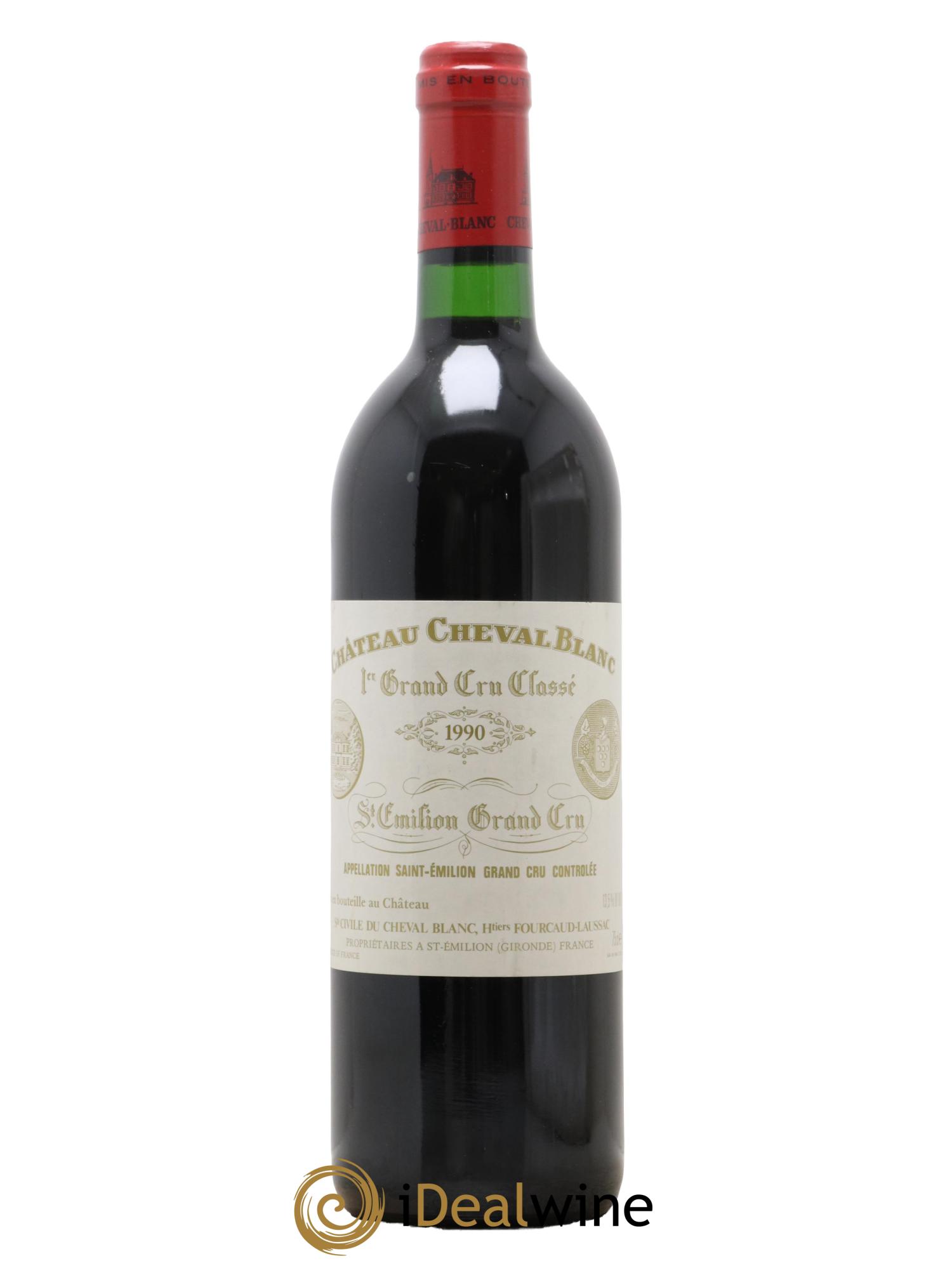 Château Cheval Blanc 1er Grand Cru Classé A 1990 - Lot de 1 bouteille - 0