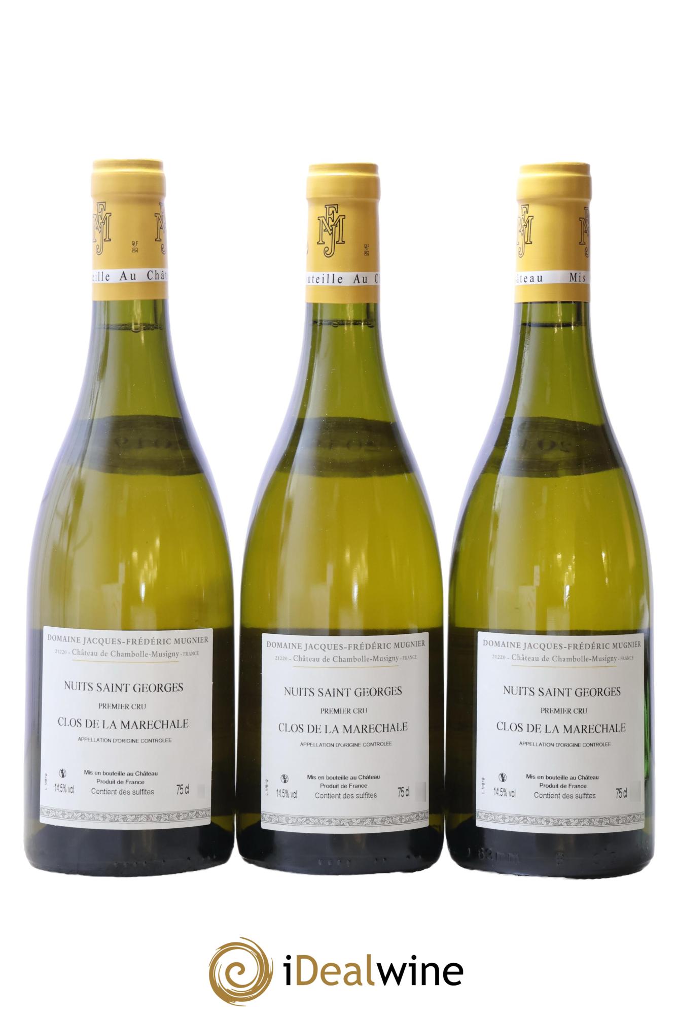 Nuits-Saint-Georges 1er Cru Clos de La Maréchale Jacques-Frédéric Mugnier 2019 - Lotto di 3 bottiglie - 1