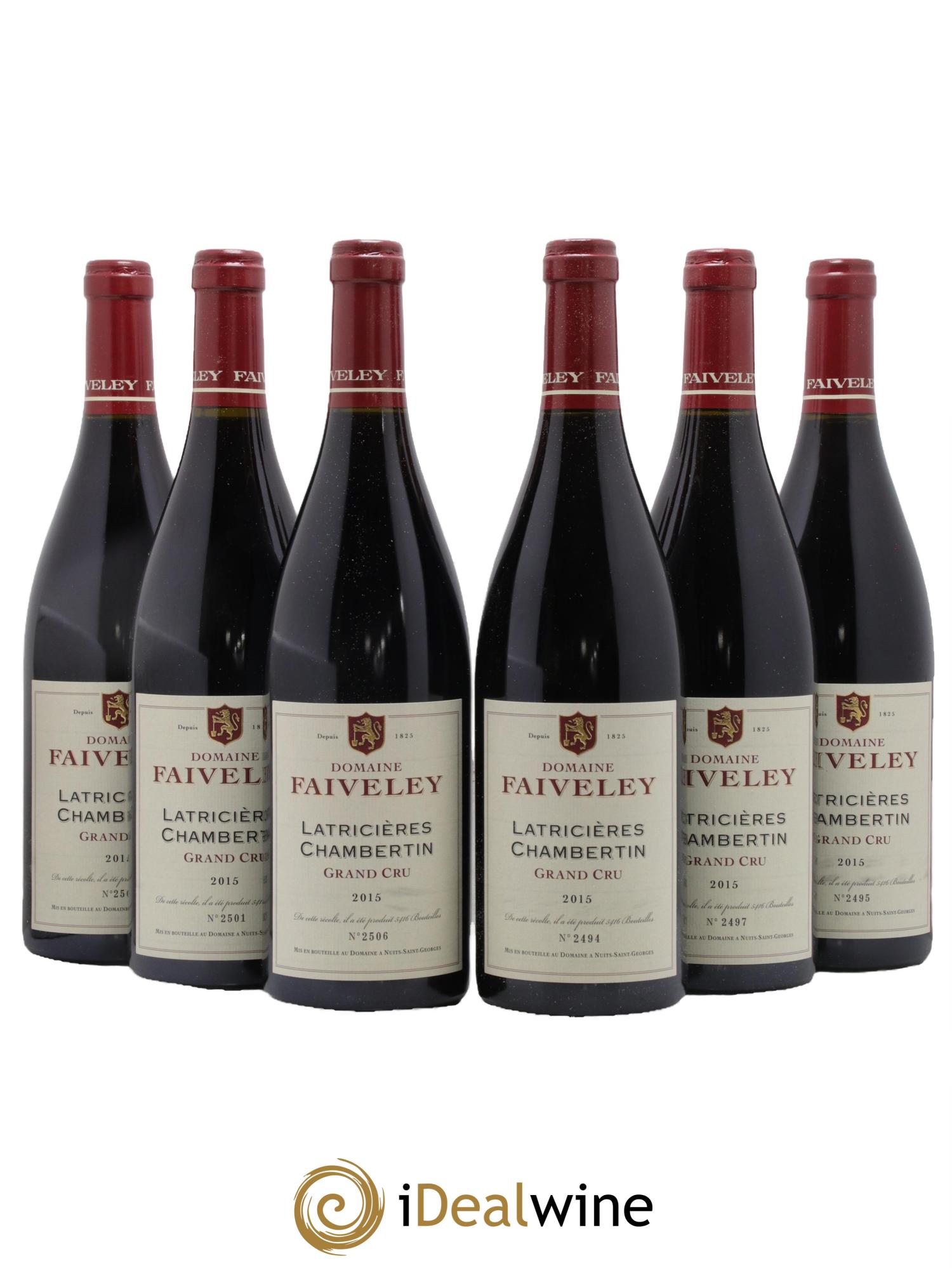 Latricières-Chambertin Grand Cru Faiveley 2015 - Lot de 6 bouteilles - 0