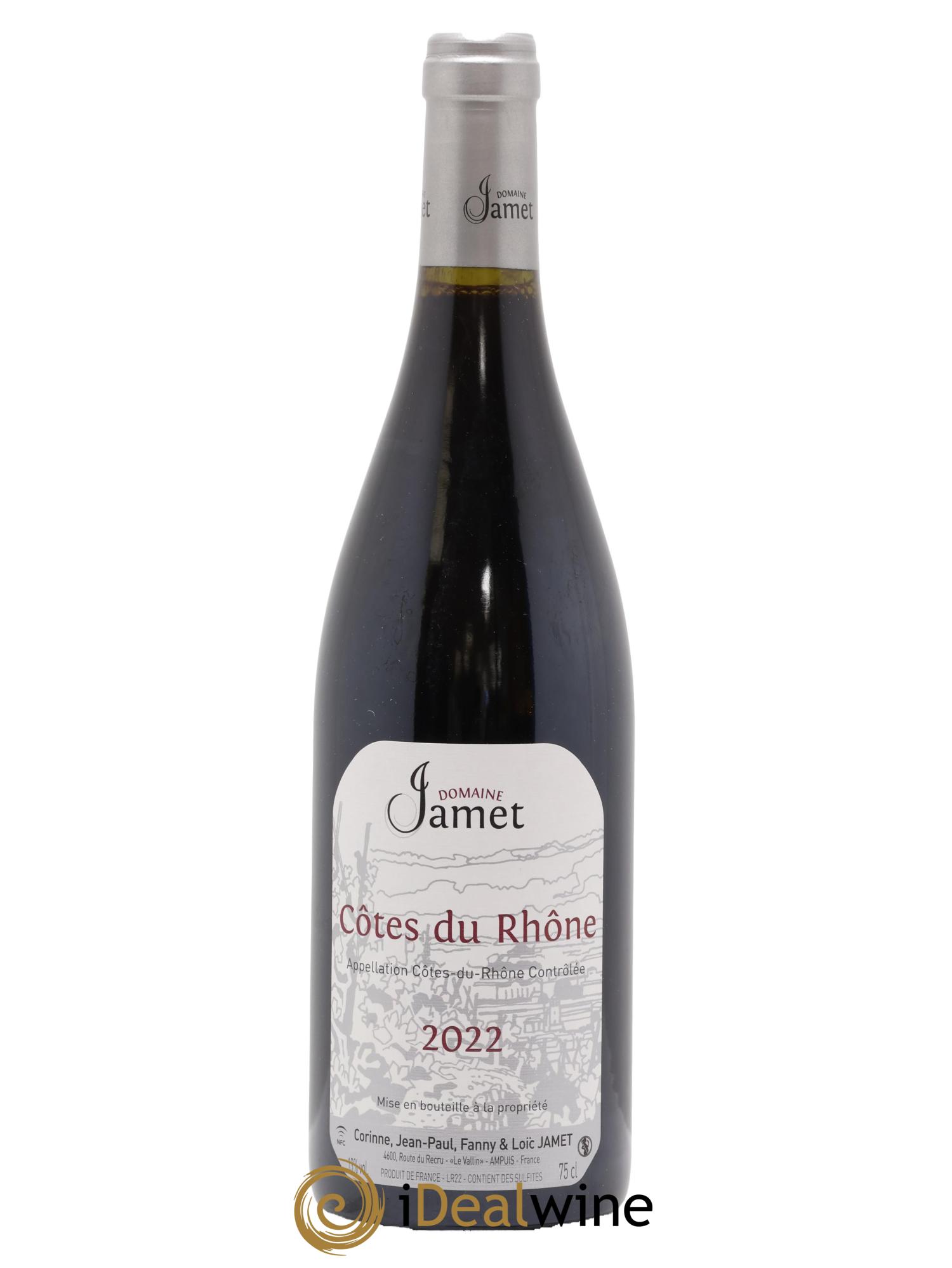 Côtes-du-Rhône Jamet (Domaine) 2022 - Lot of 1 bottle - 0