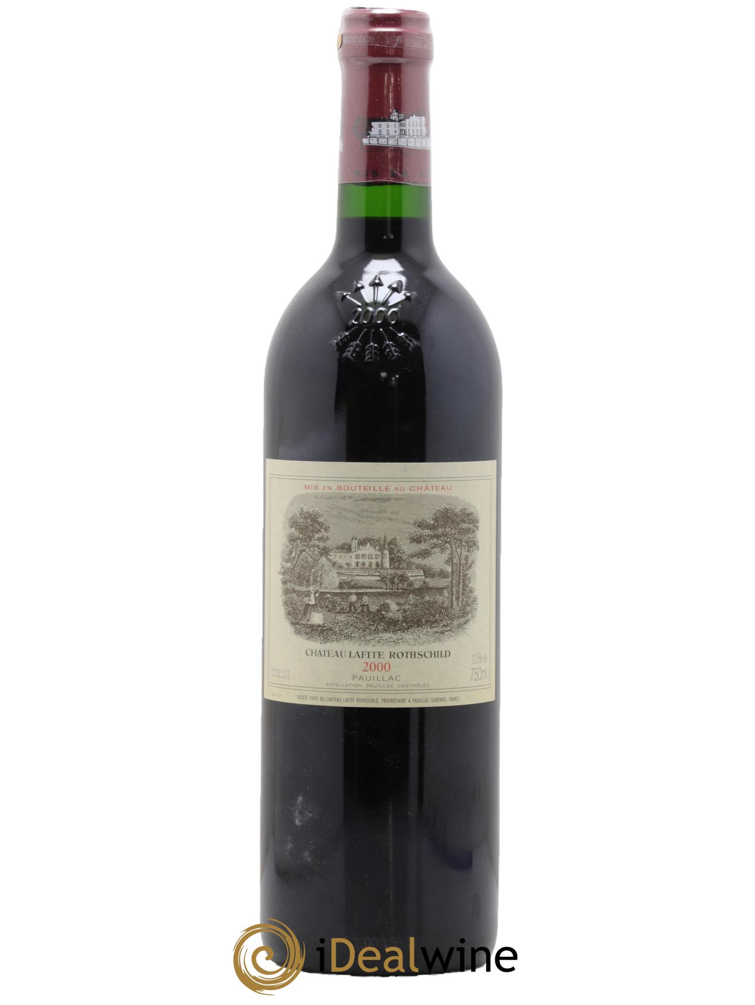 Château Lafite Rothschild 1er Grand Cru Classé 2000 - Lot de 1 bouteille - 0