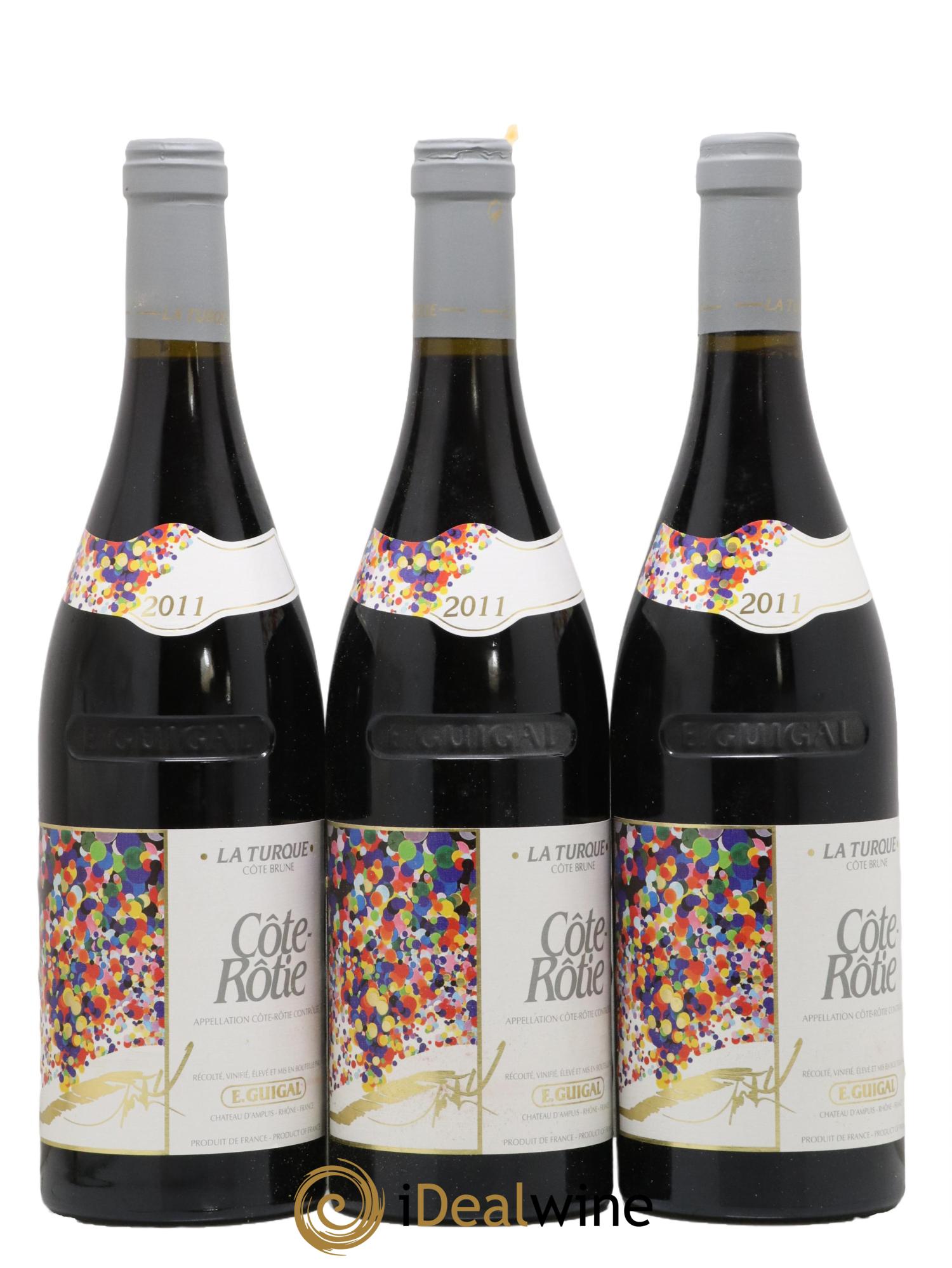 Côte-Rôtie La Turque Guigal 2011 - Posten von 6 Flaschen - 3
