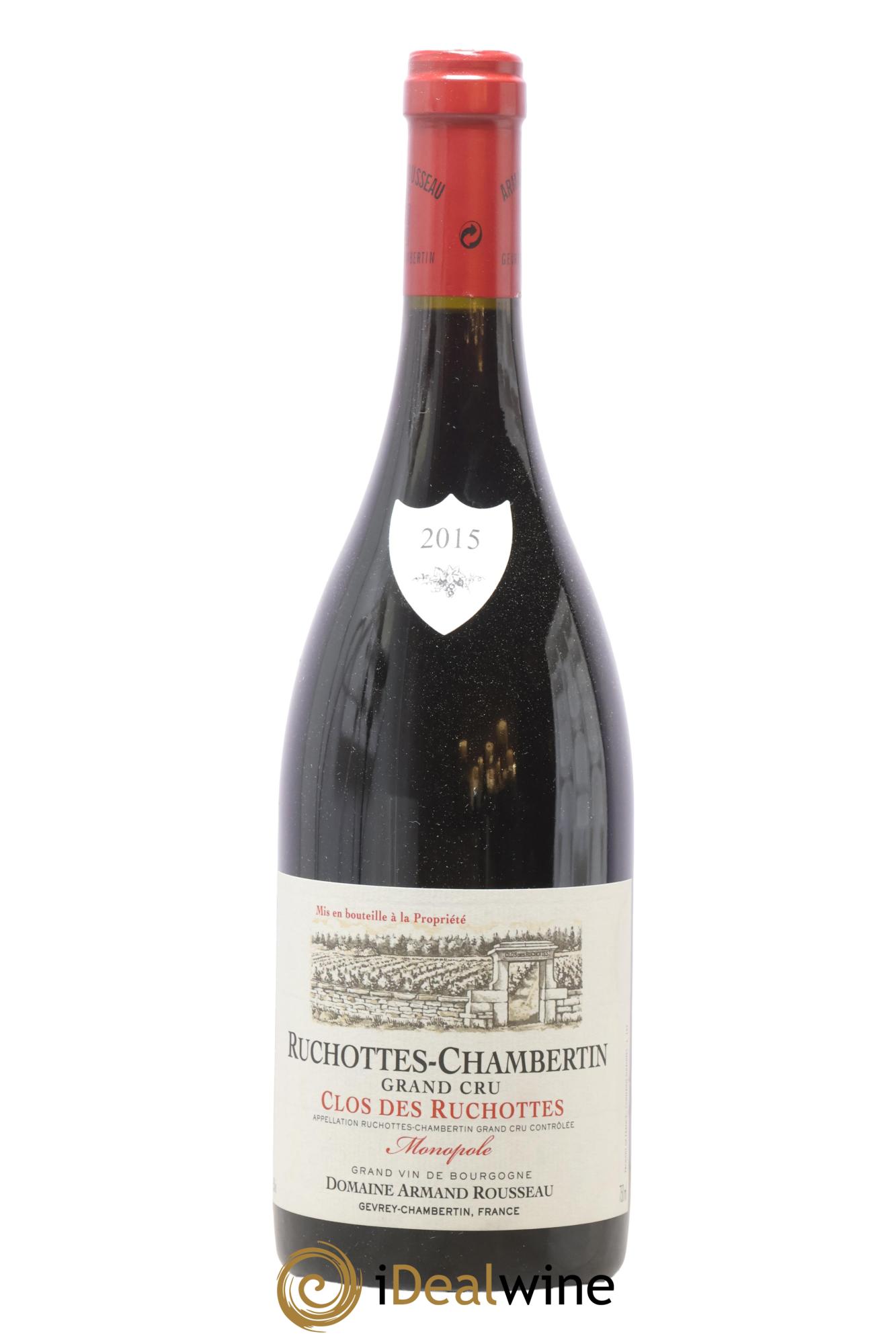 Ruchottes-Chambertin Grand Cru Clos des Ruchottes Armand Rousseau (Domaine) 2015 - Posten von 1 Flasche - 0
