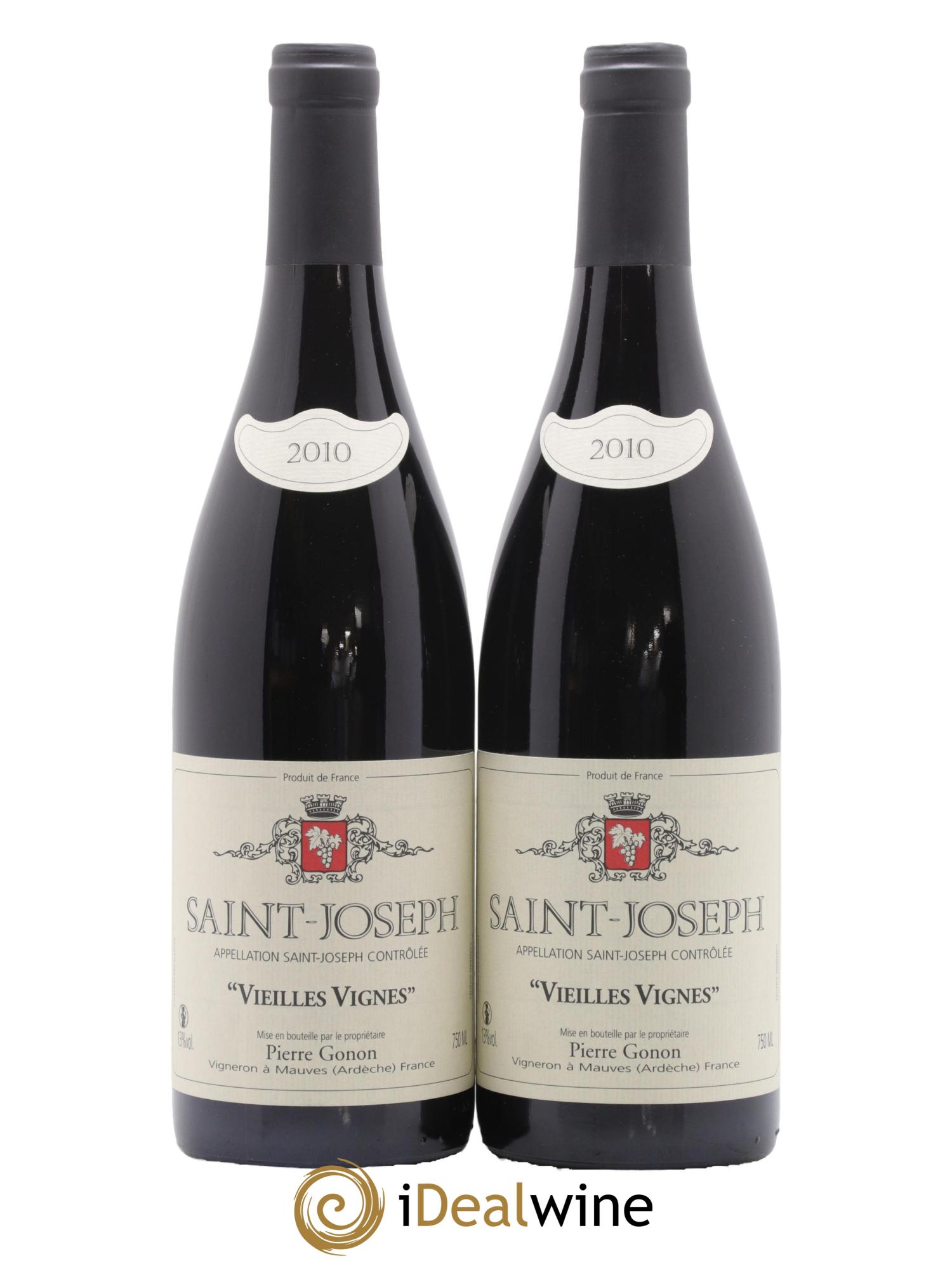 Saint-Joseph Vieilles Vignes Gonon (Domaine) 2010 - Lot de 2 bouteilles - 0