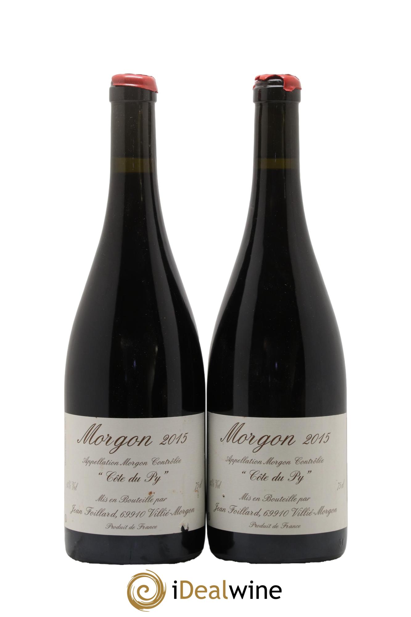 Morgon Côte du Py Jean Foillard 2015 - Lot de 2 bouteilles - 0