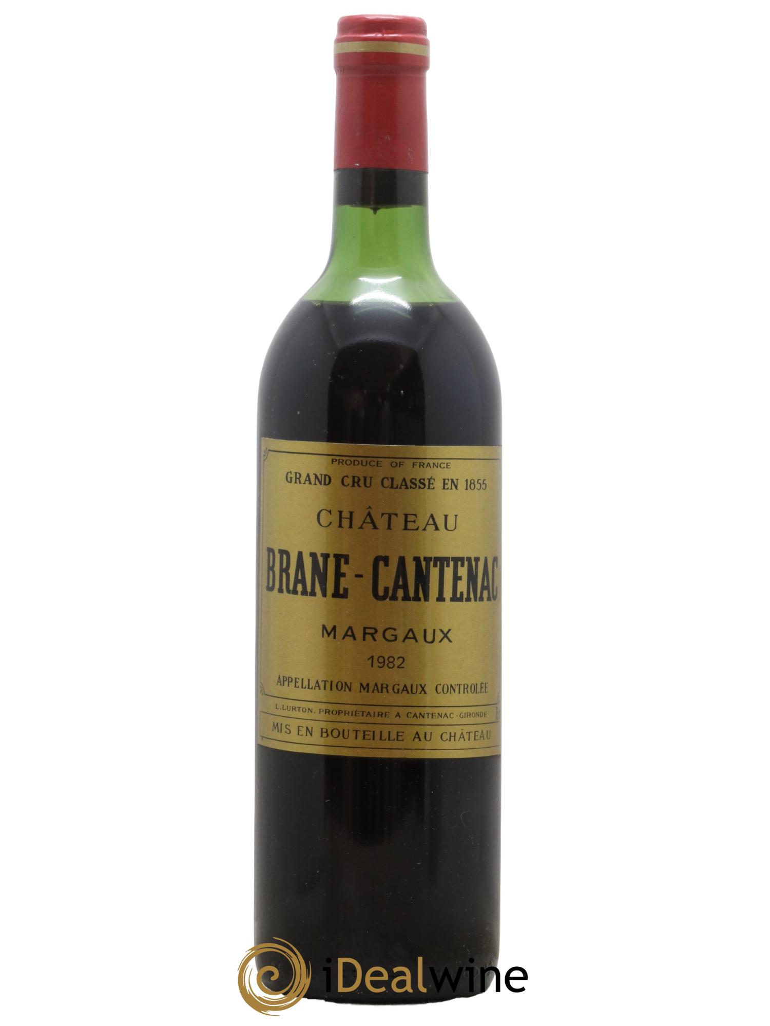Château Brane Cantenac 2ème Grand Cru Classé 1982 - Lot de 1 bouteille - 0
