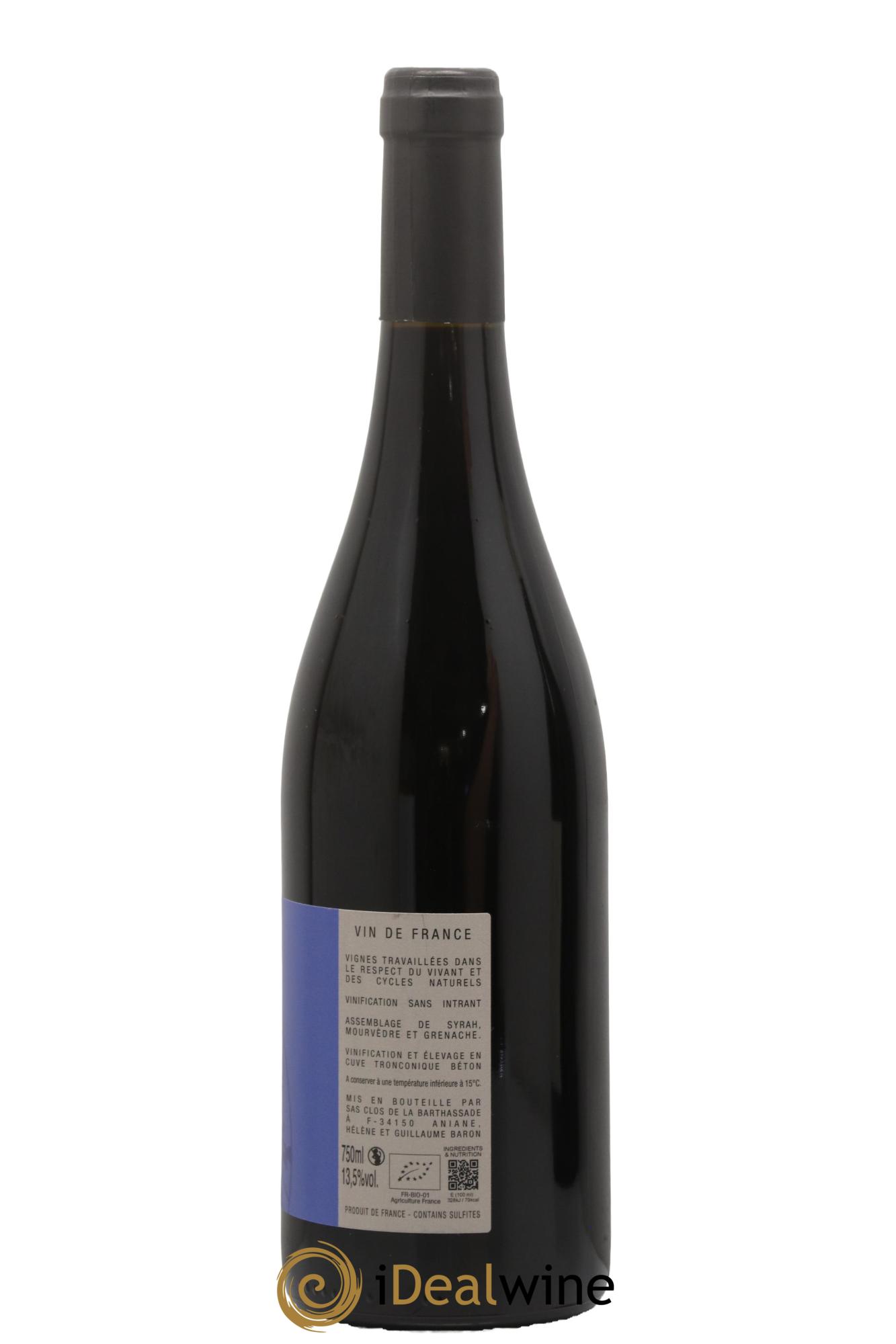 Vin de France Cuvée H Clos de la Barthassade 2024 - Lot de 1 bouteille - 1
