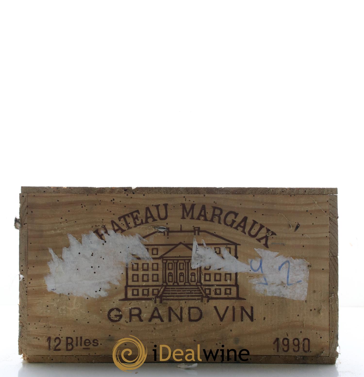Château Margaux 1er Grand Cru Classé 1990 - Lot de 12 bouteilles - 1