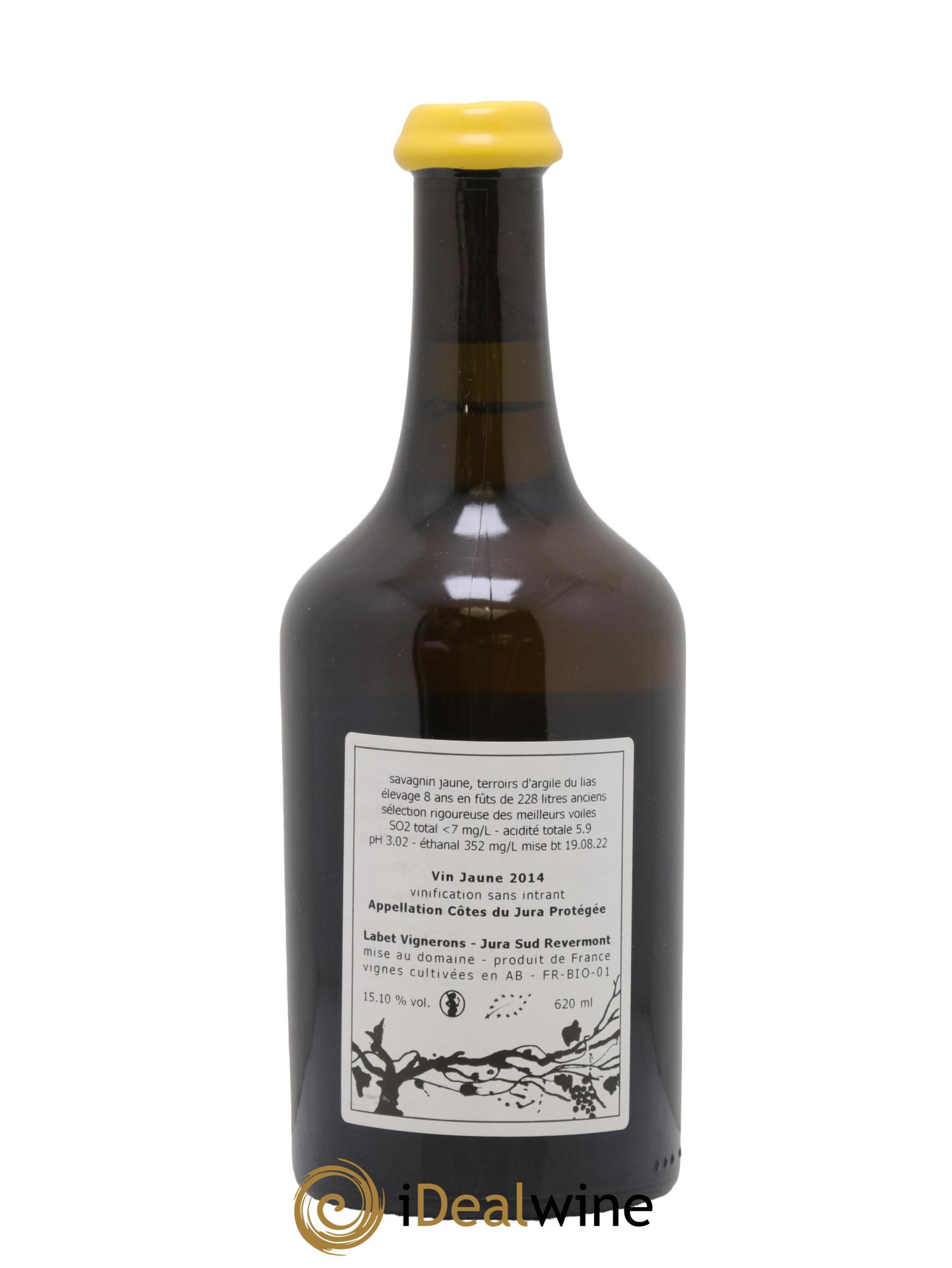 Côtes du Jura Vin Jaune Romain - Julien  - Charline Labet 2014 - Lot de 1 clavelin - 1