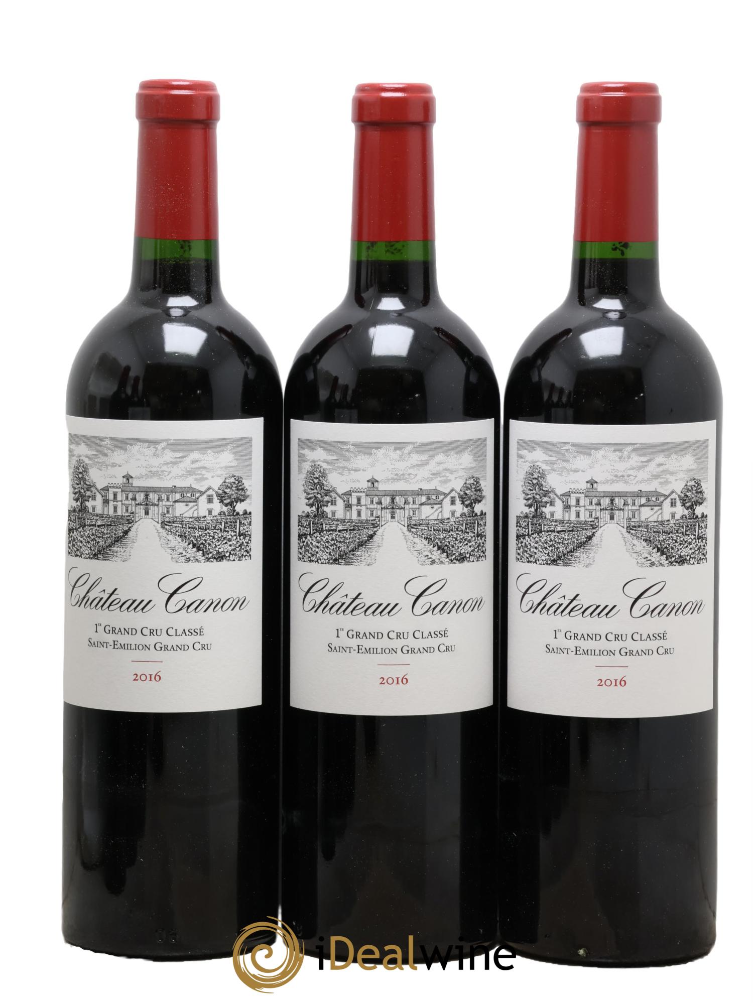 Château Canon 1er Grand Cru Classé B 2016 - Lotto di 6 bottiglie - 2
