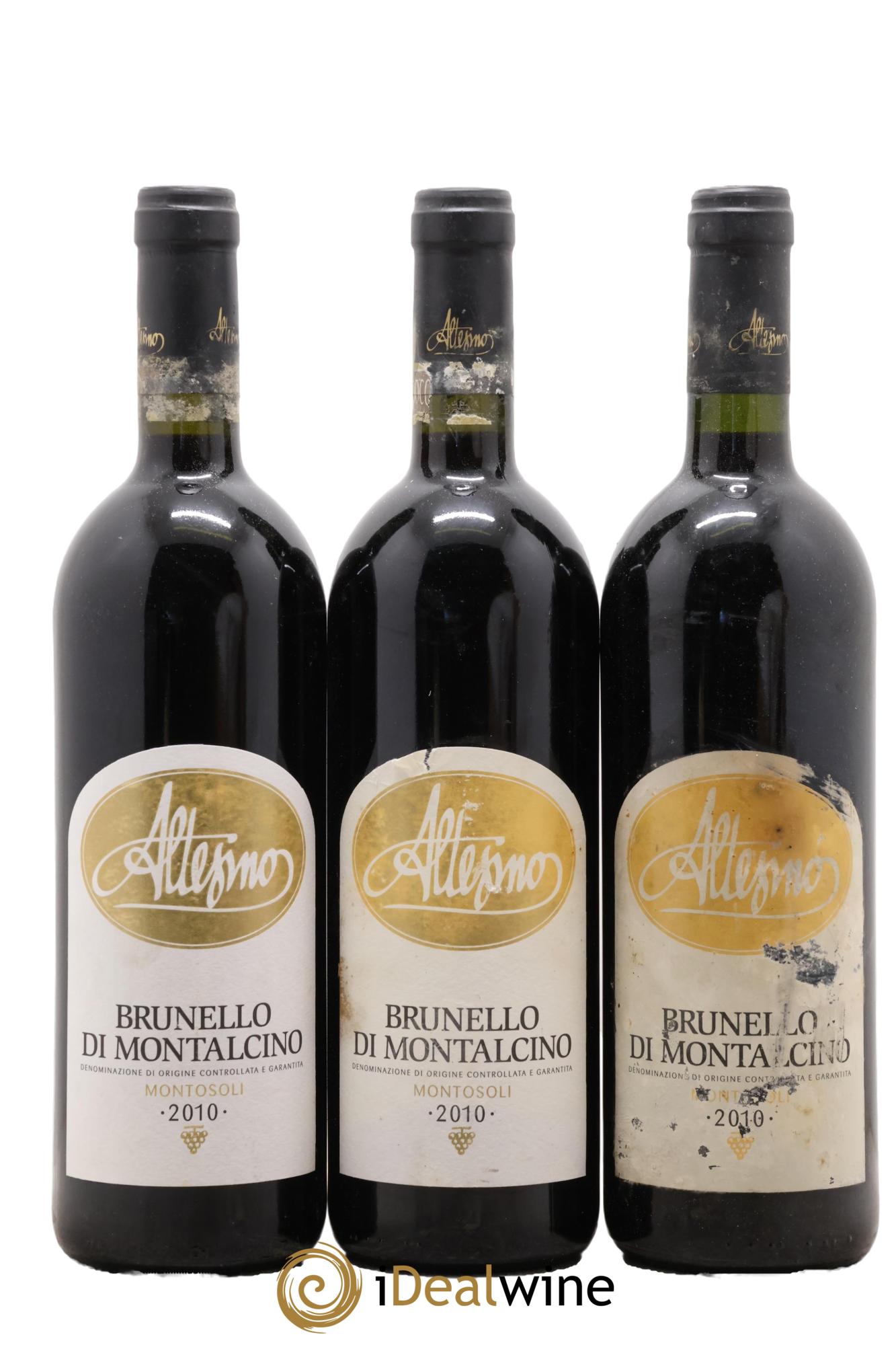 Brunello di Montalcino DOCG Montosoli Altesino 2010 - Lot de 3 bouteilles - 0