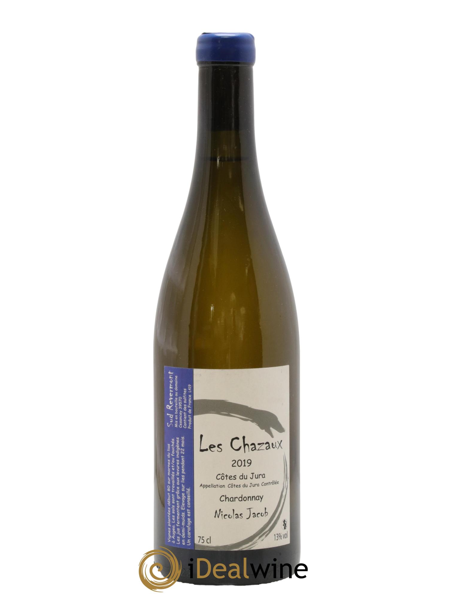 Côtes du Jura Chardonnay Les Chazaux Nicolas Jacob 2019 - Lot de 1 bouteille - 0