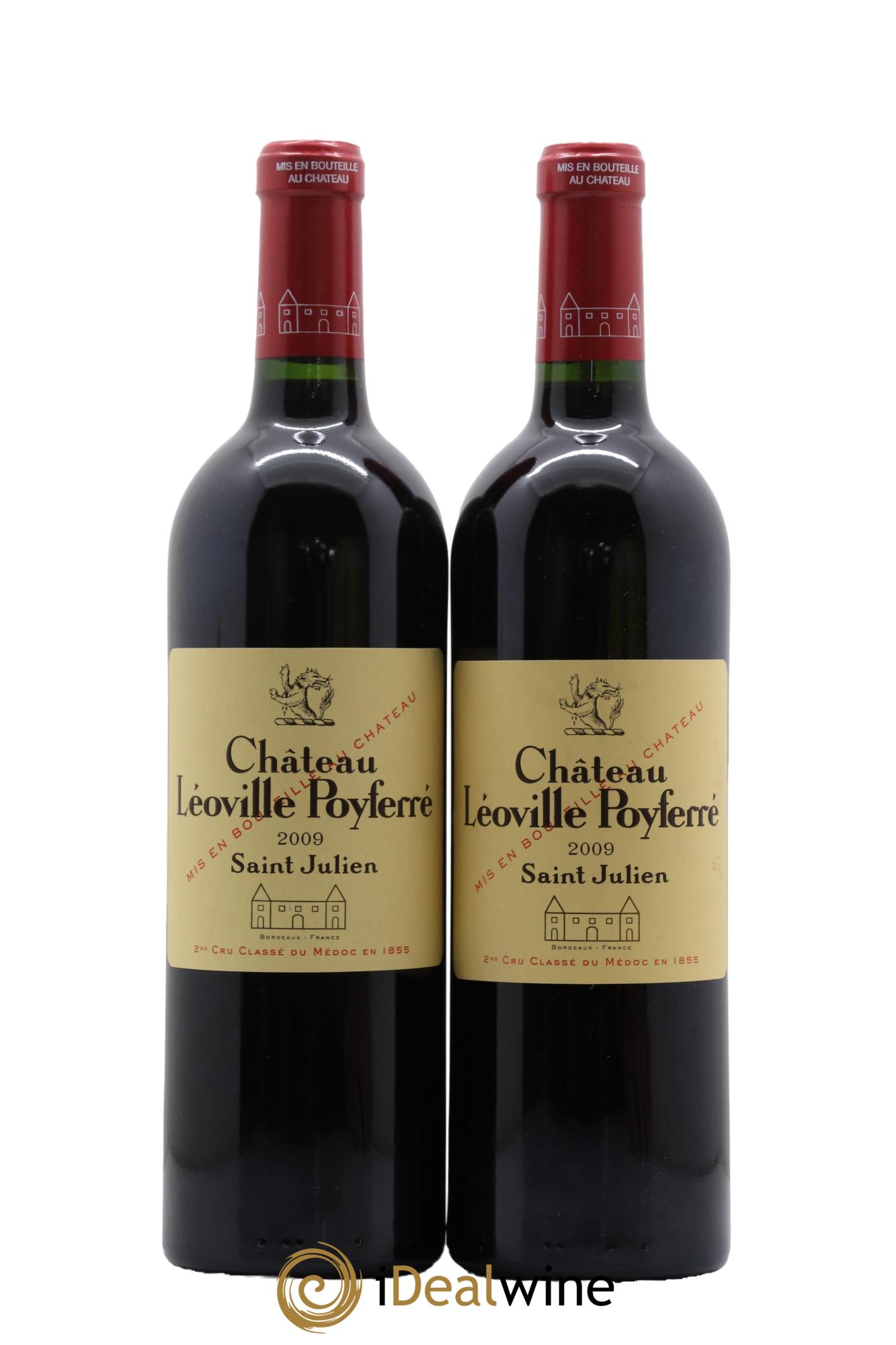 Château Léoville Poyferré 2ème Grand Cru Classé 2009 - Lot de 2 bouteilles - 0