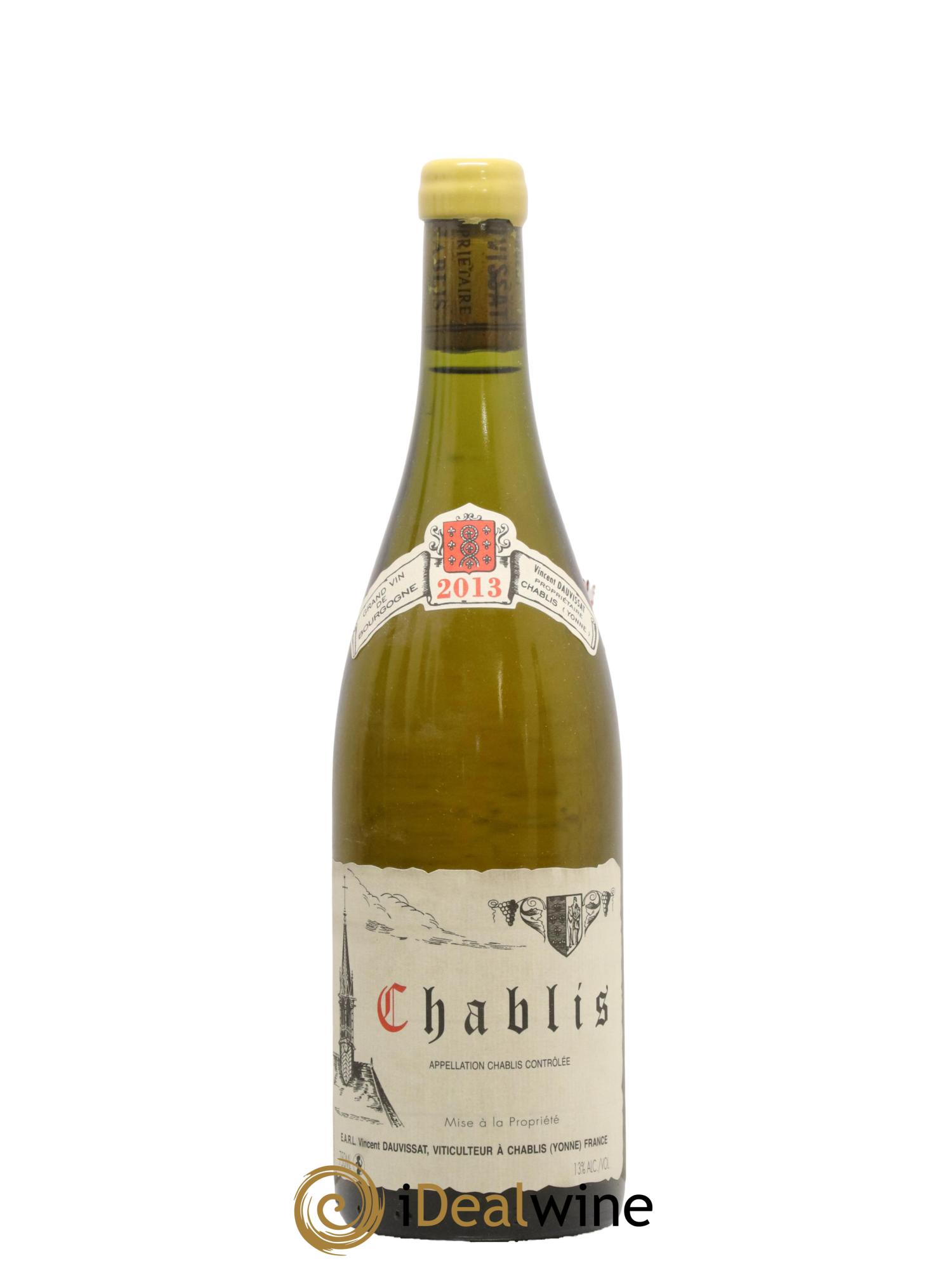 Chablis Vincent Dauvissat (Domaine) 2013 - Posten von 1 Flasche - 0