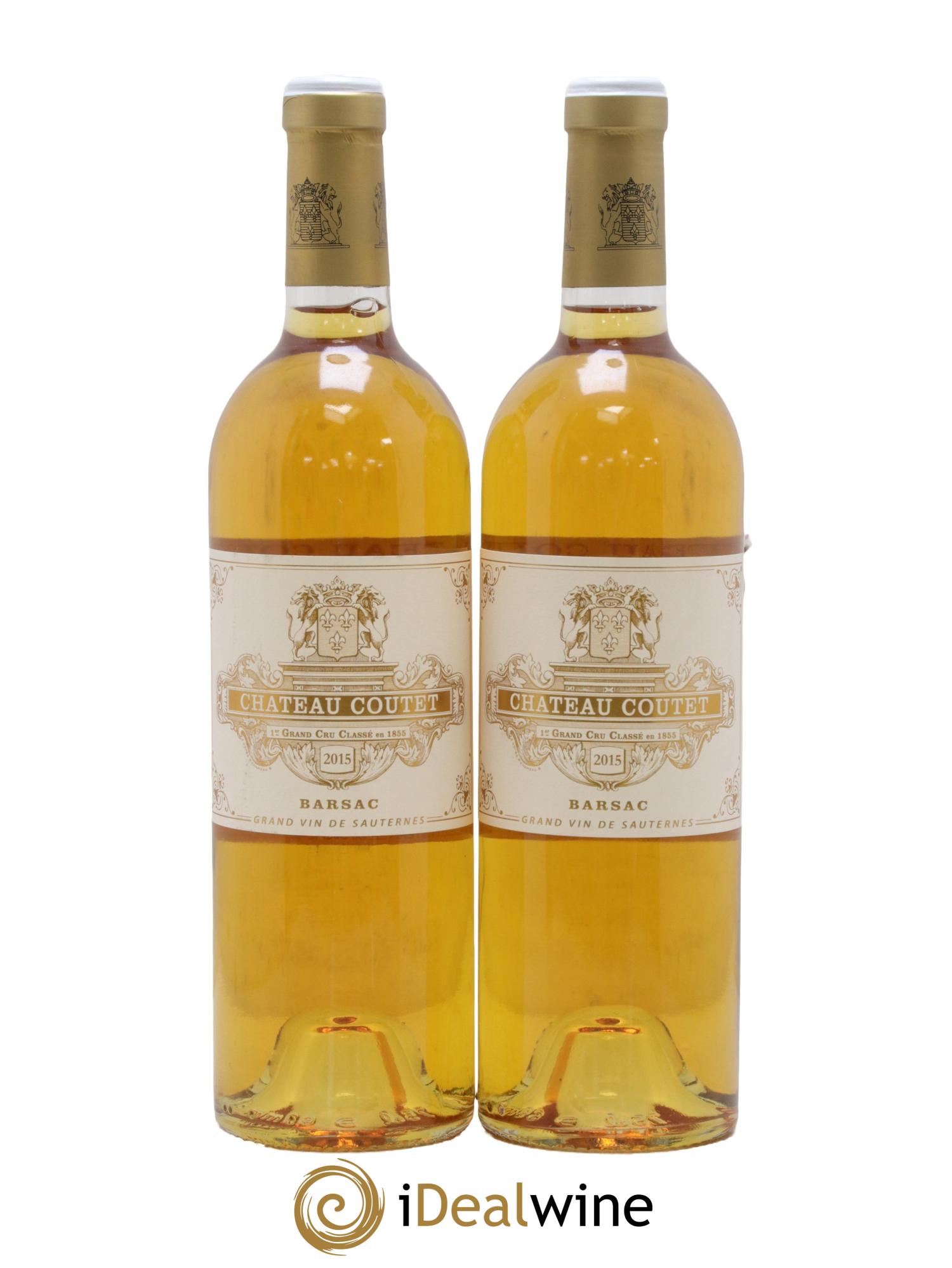 Château Coutet 1er Grand Cru Classé 2015 - Lotto di 2 bottiglie - 0