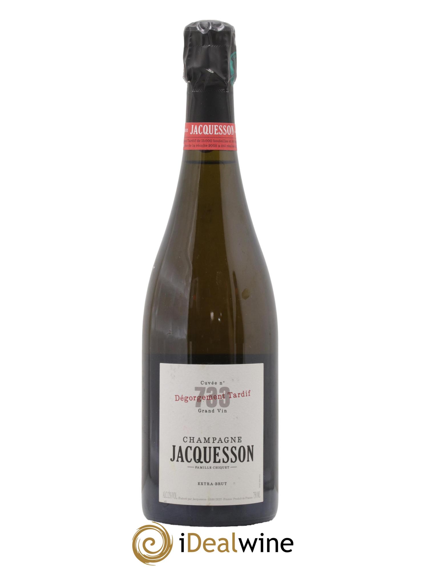 Cuvée 733 DT (Dégorgement Tardif) Jacquesson - Lot de 1 bouteille - 0
