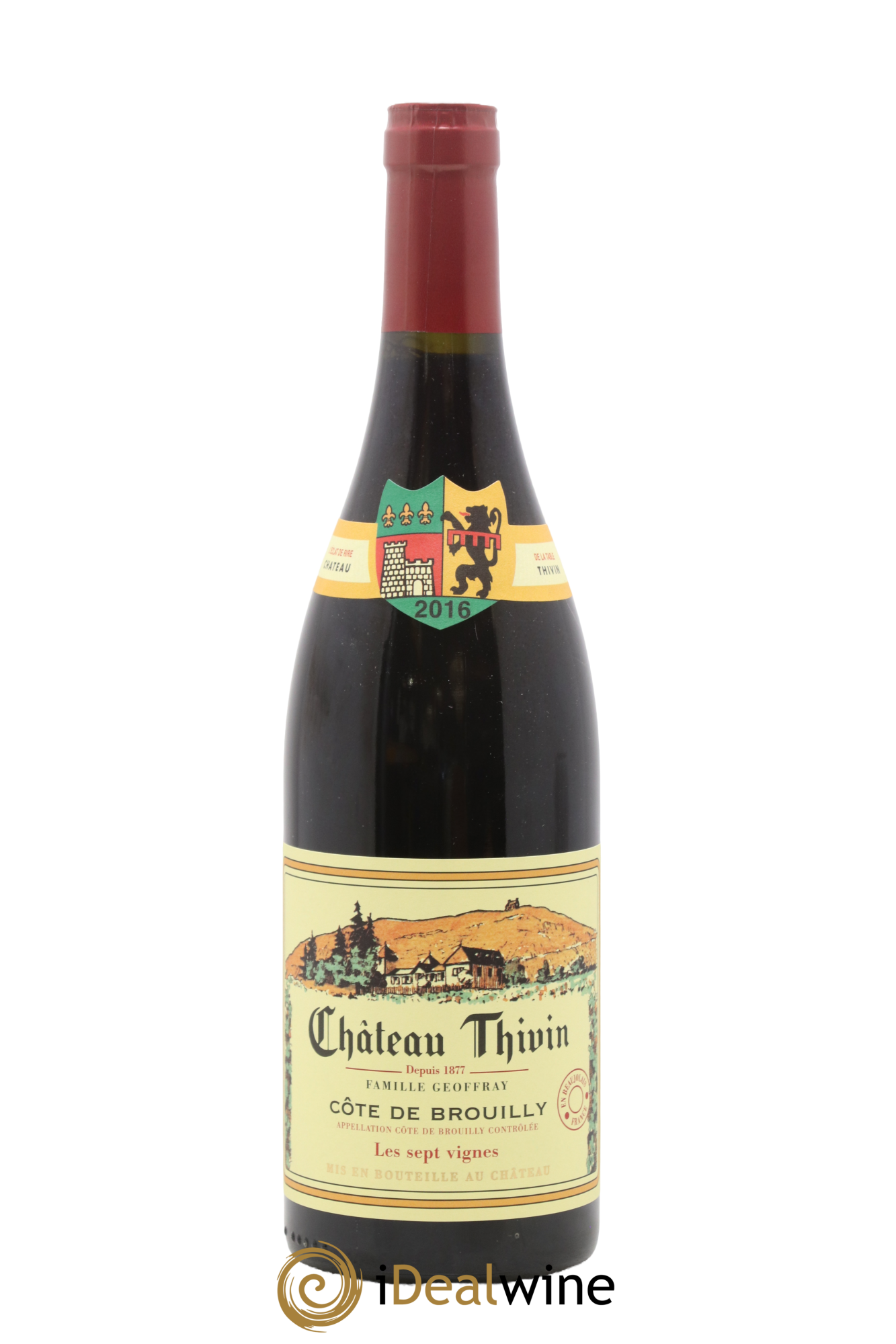 Côte de Brouilly Les 7 Vignes Château Thivin 2016 - Lot de 1 bouteille - 0