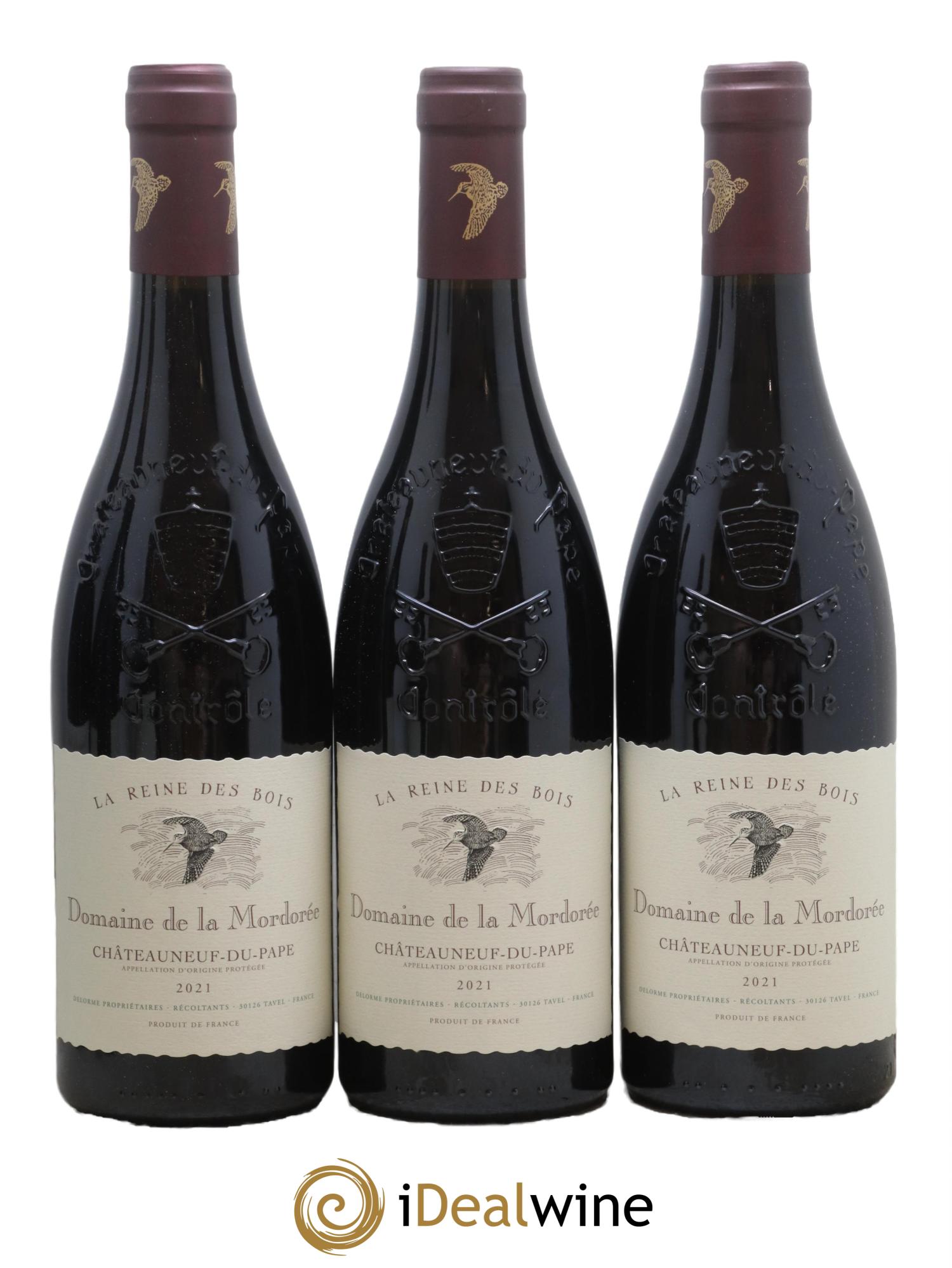 Châteauneuf-du-Pape  Cuvée de la Reine des Bois La Mordorée (Domaine de) 2021 - Posten von 6 Flaschen - 1