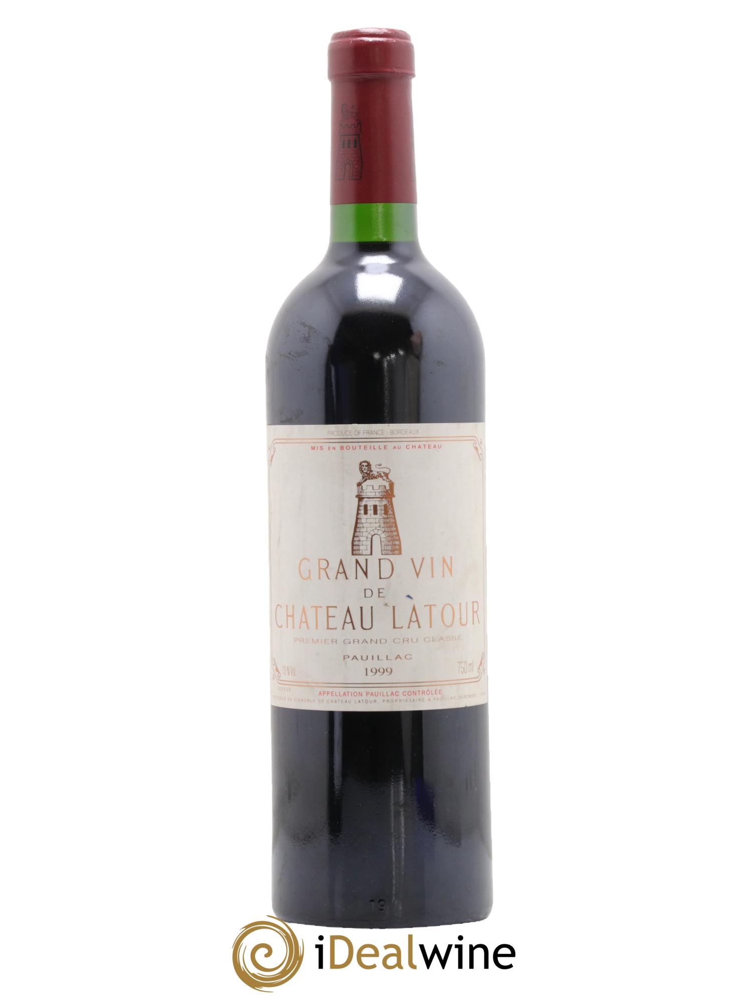 Château Latour 1er Grand Cru Classé 1999 - Lot de 1 bouteille - 0