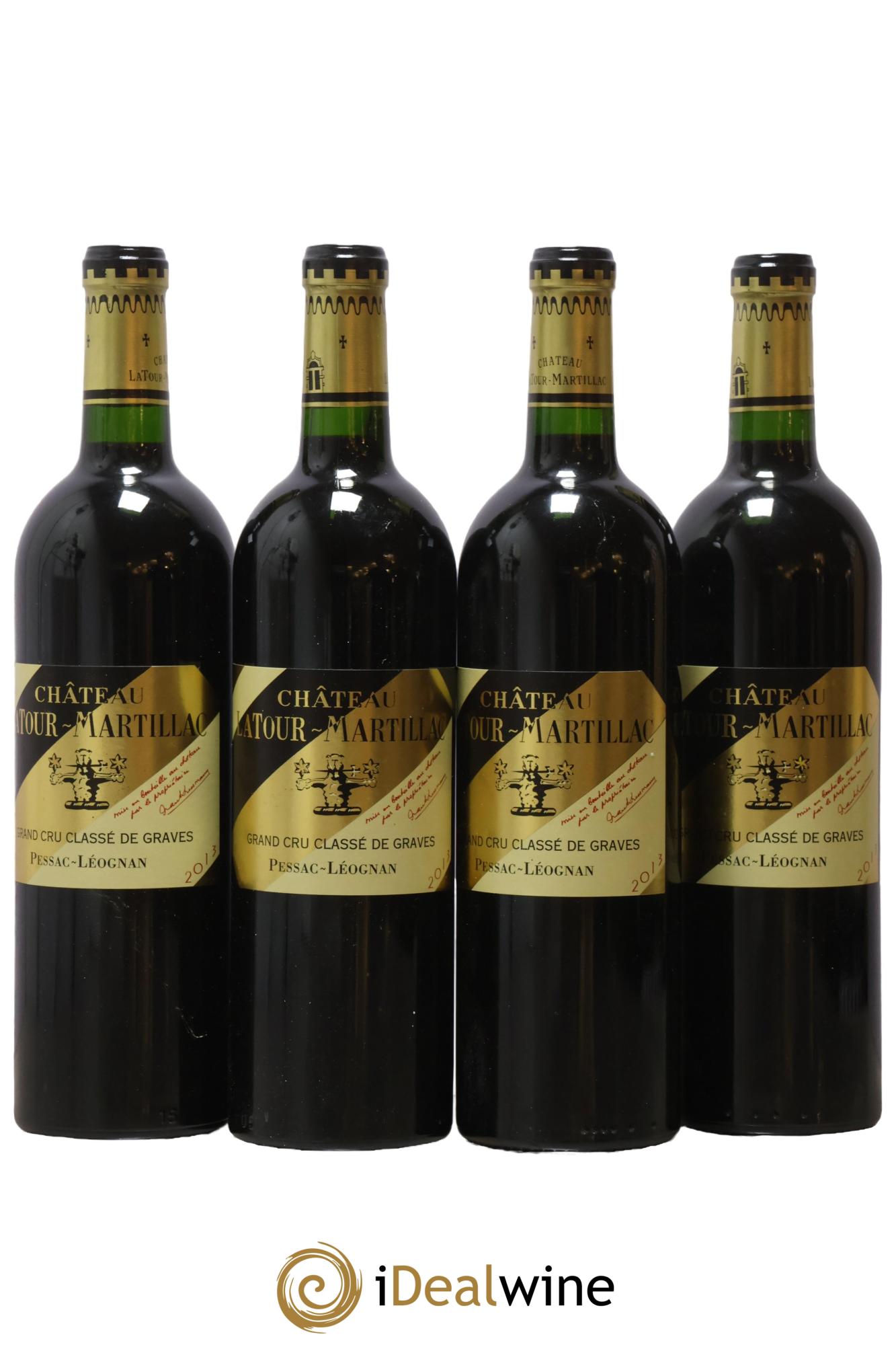 Château Latour-Martillac Cru Classé de Graves 2013 - Lot of 4 bottles - 0
