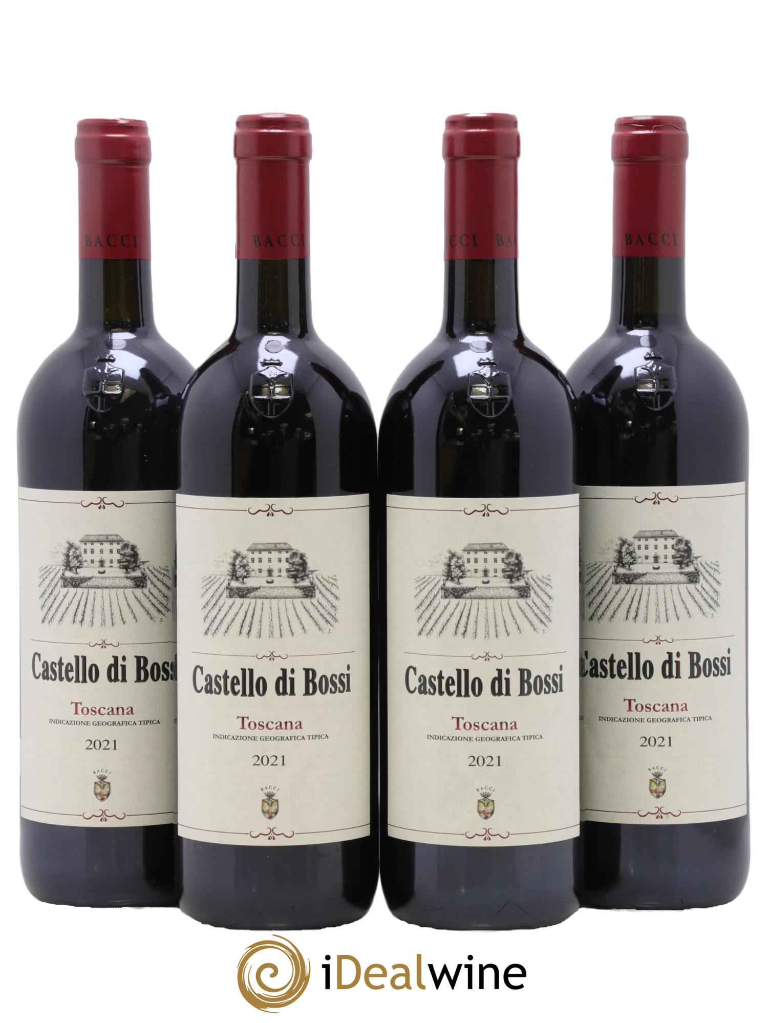 Italie Castello di Bossi 2021 - Lot de 4 bouteilles - 0