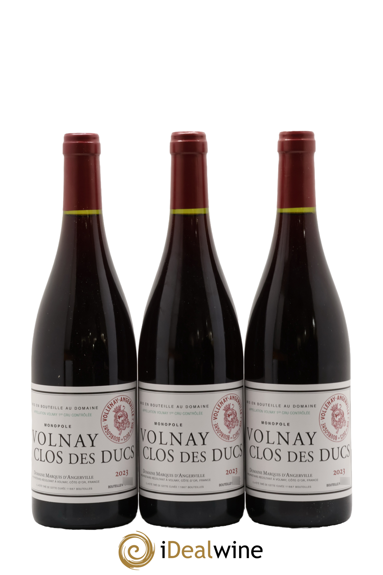 Volnay 1er Cru Clos des Ducs Marquis d'Angerville (Domaine) 2023 - Lot de 6 bouteilles - 2
