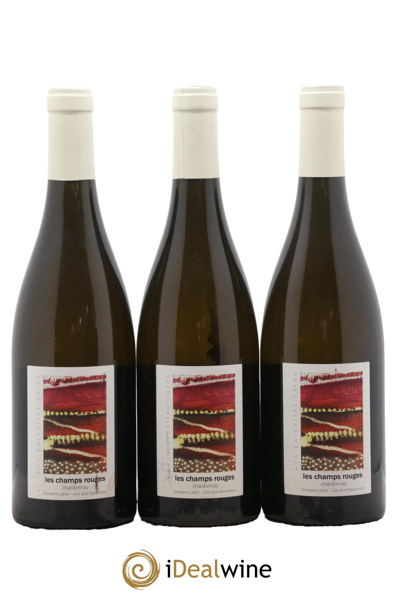Côtes du Jura Chardonnay Les Champs Rouges Romain - Julien - Charline Labet 2019 - Lotto di 3 bottiglie - 0