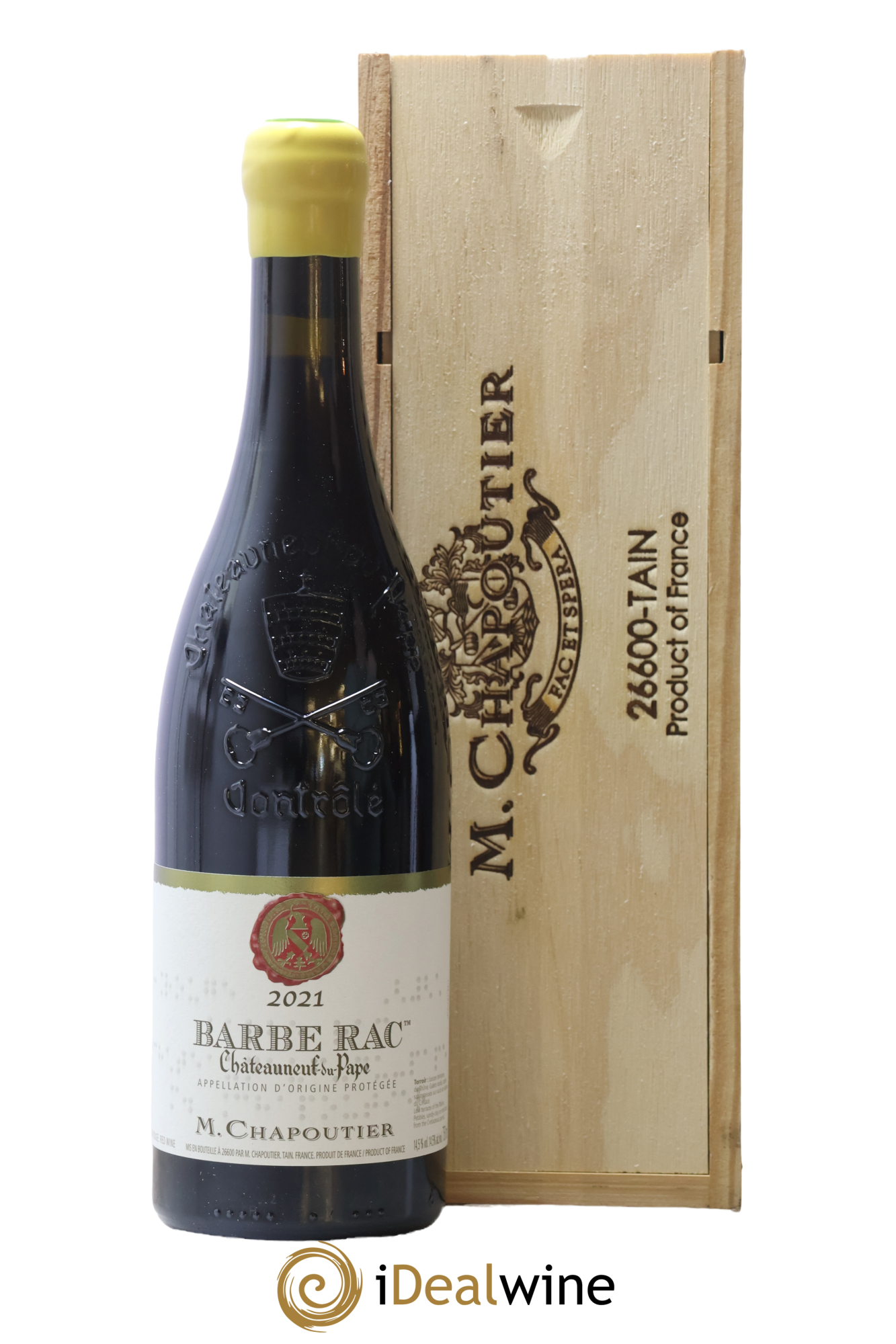 Châteauneuf-du-Pape Barbe Rac Chapoutier 2021 - Lot de 1 bouteille - 0