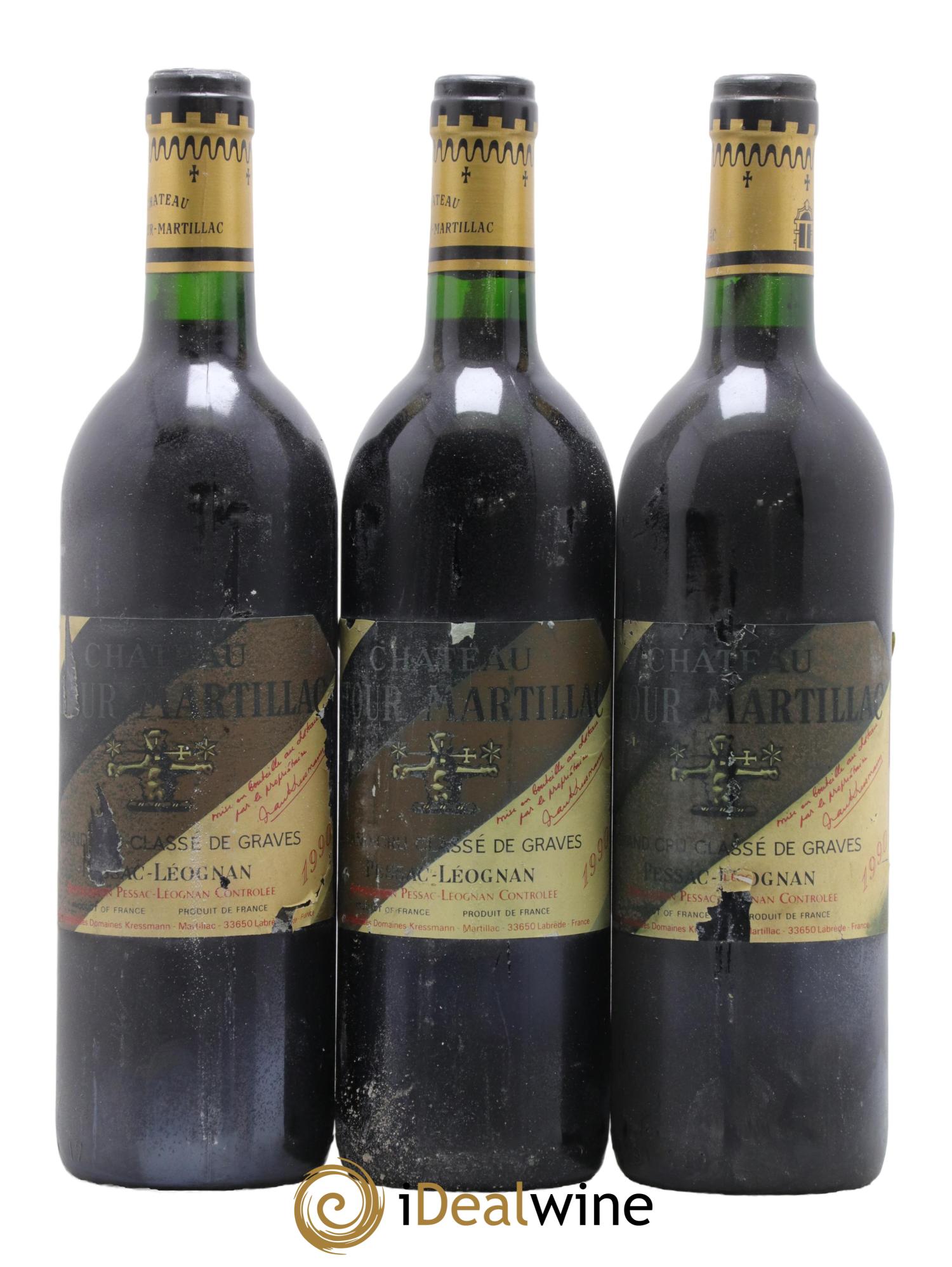 Château Latour-Martillac Cru Classé de Graves  1990 - Lot of 6 bottles - 2
