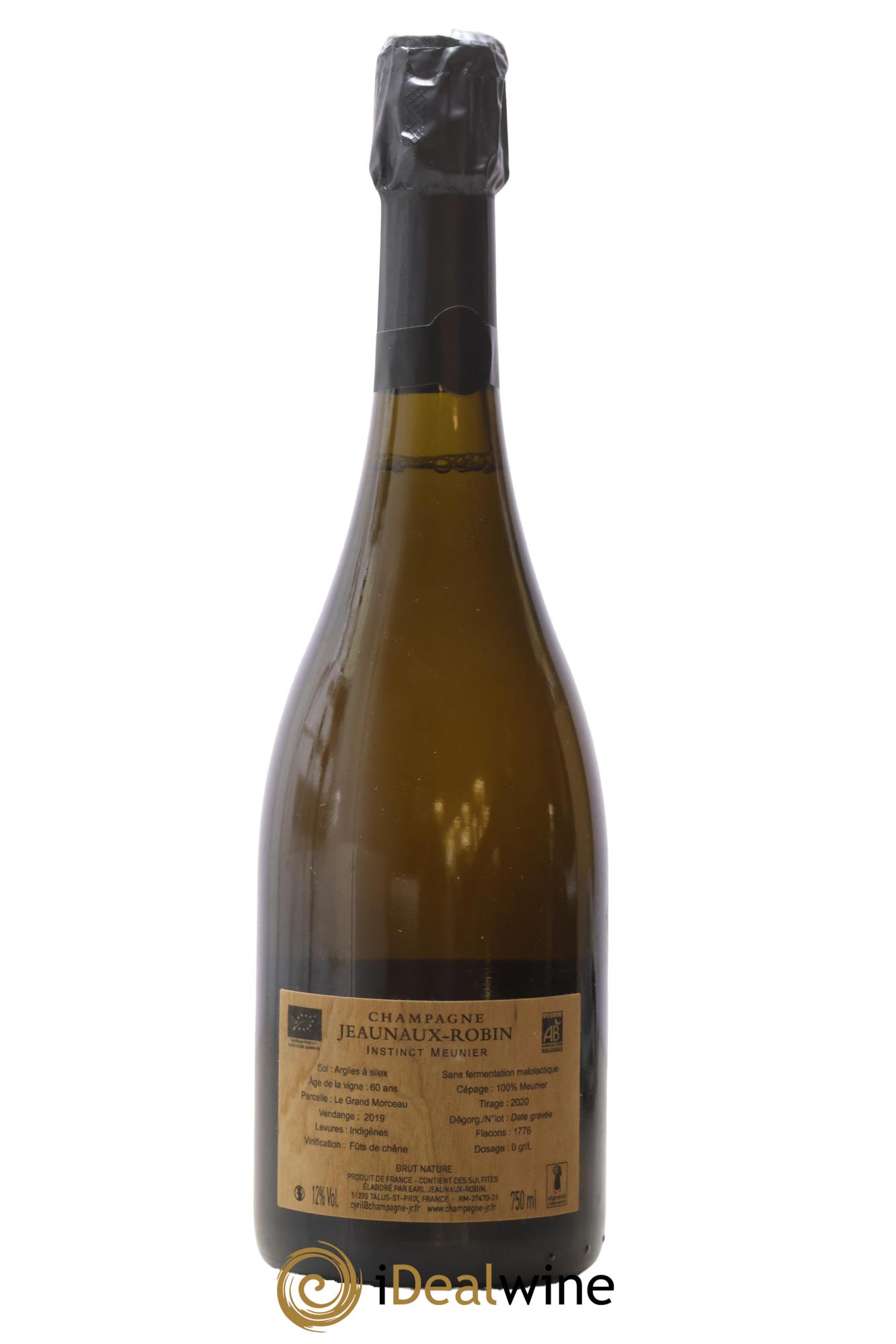  Instinct Meunier Jeaunaux Robin 2019 - Posten von 1 Flasche - 1