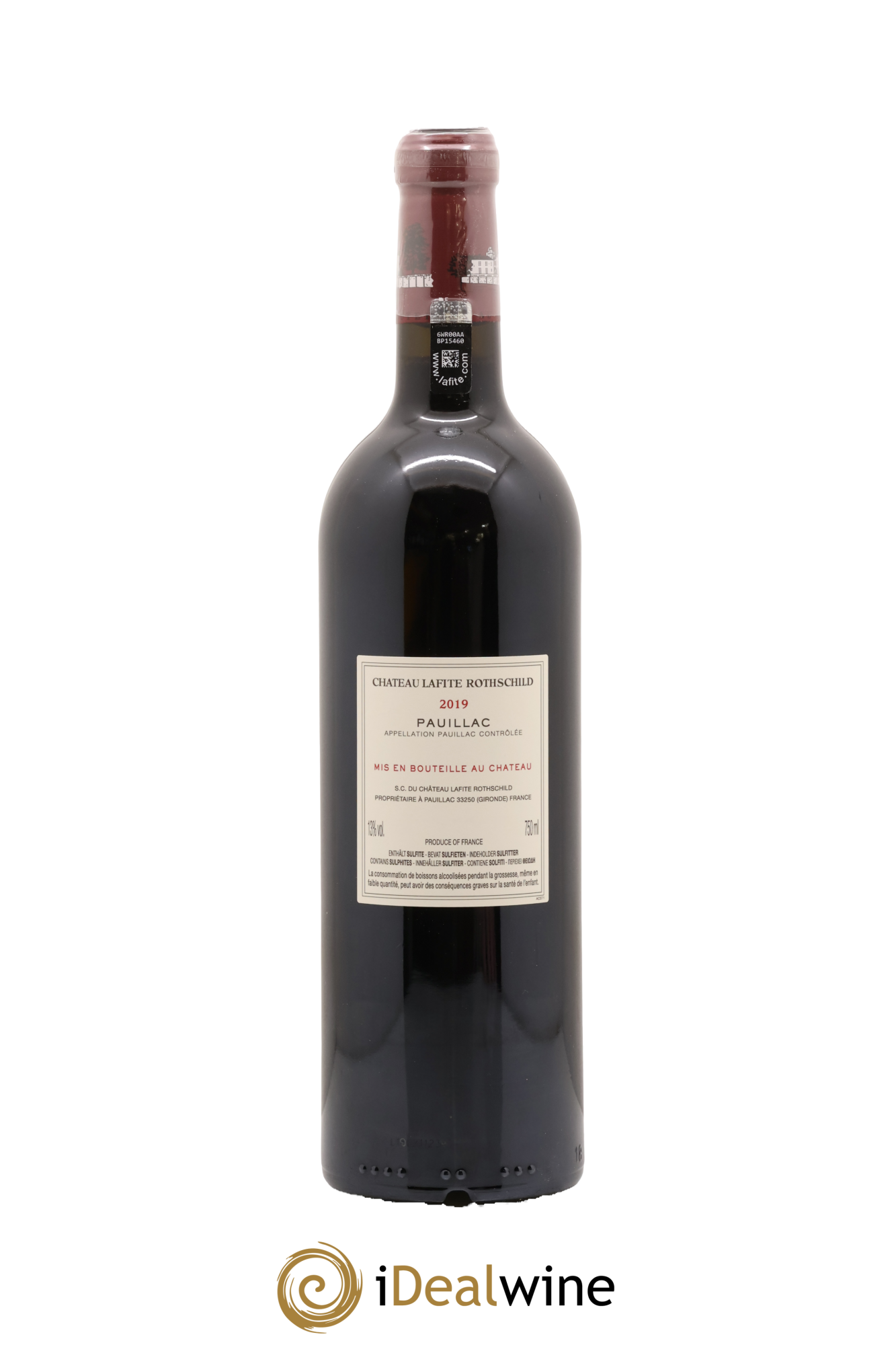 Château Lafite Rothschild 1er Grand Cru Classé 2019 - Lot de 1 bouteille - 2