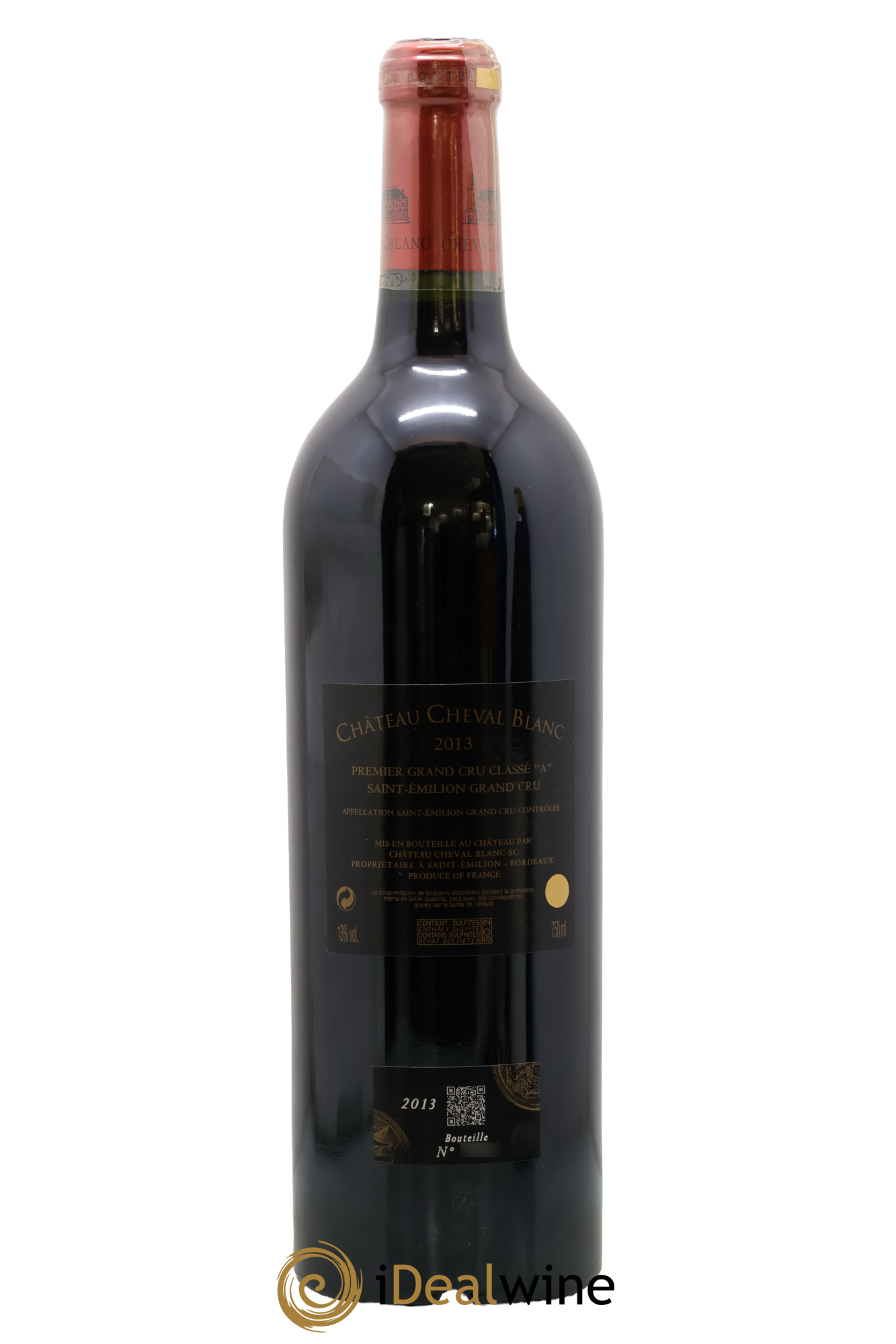 Château Cheval Blanc 1er Grand Cru Classé A 2013 - Lot de 1 bouteille - 1