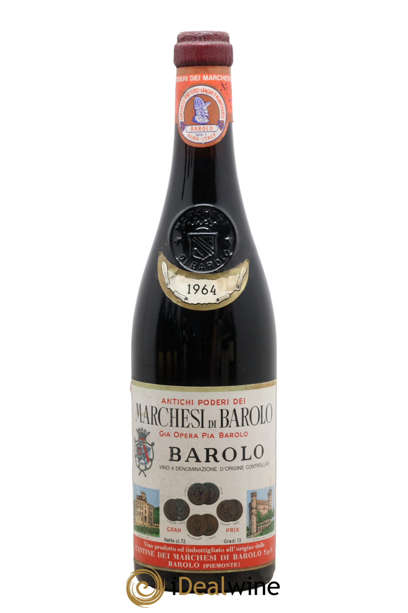 Barolo DOCG Marchesi di Barolo 1964 - Lote de 1 botella - 0
