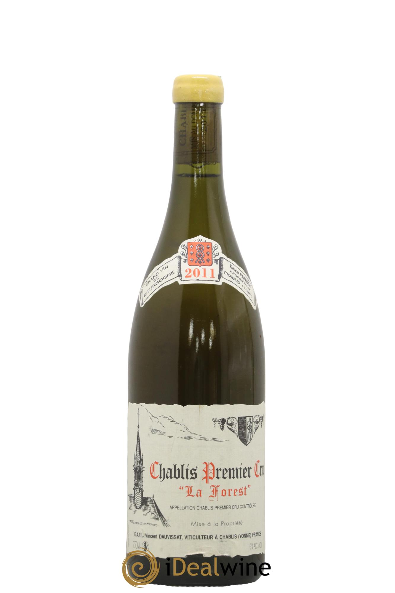 Chablis 1er Cru La Forest Vincent Dauvissat (Domaine) 2011 - Lot of 1 bottle - 0