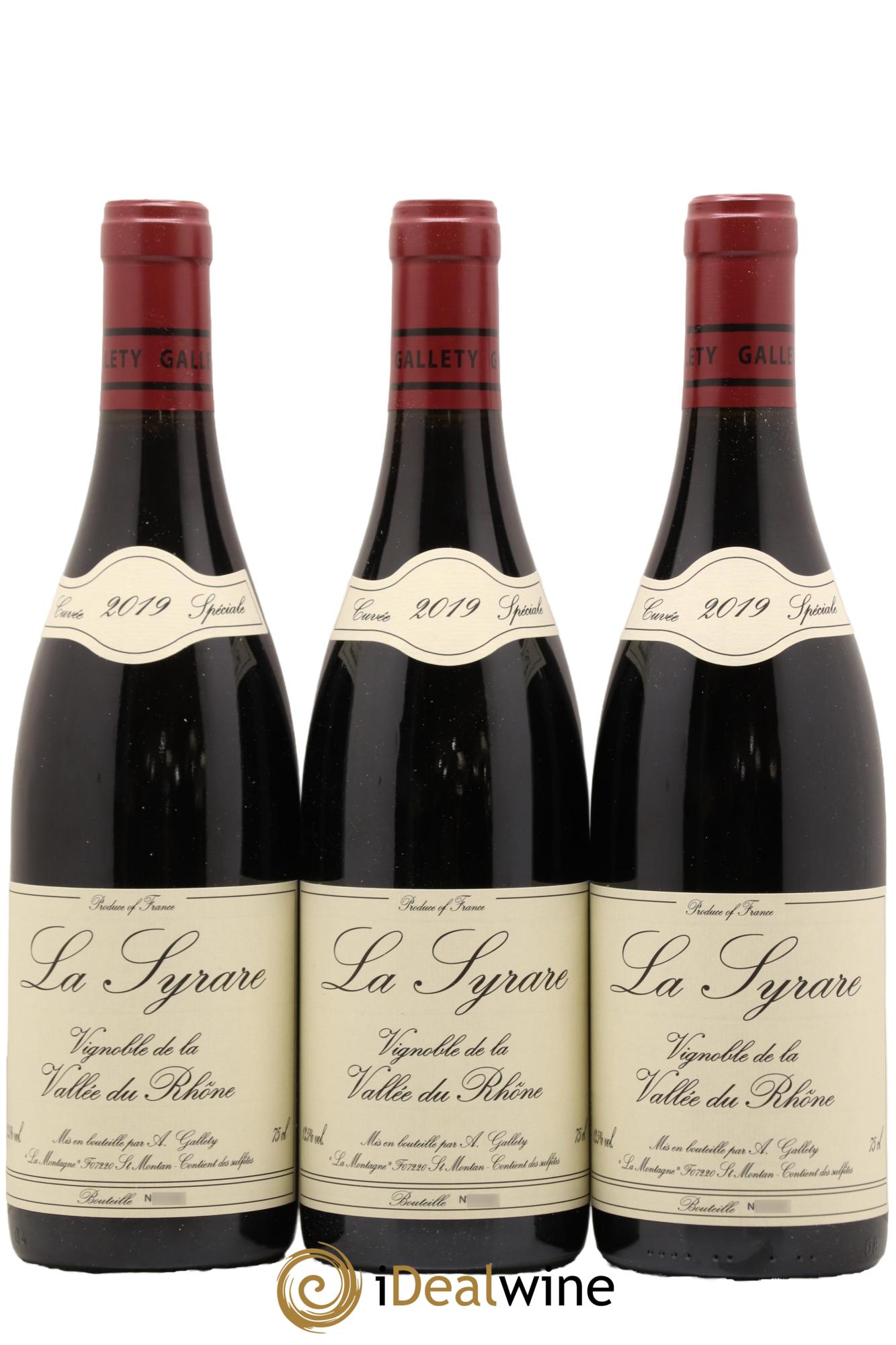 Côtes du Vivarais La Syrare Gallety (Domaine) 2019 - Lot de 6 bouteilles - 3