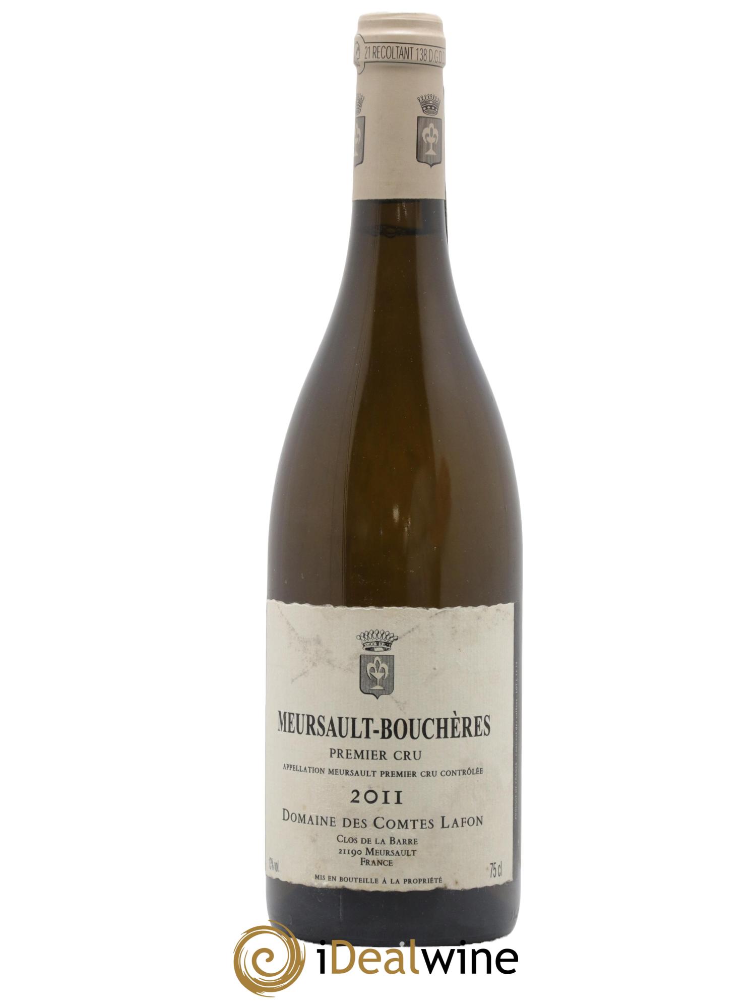 Meursault 1er Cru Bouchères Comtes Lafon (Domaine des) 2011 - Lot de 1 bouteille - 0
