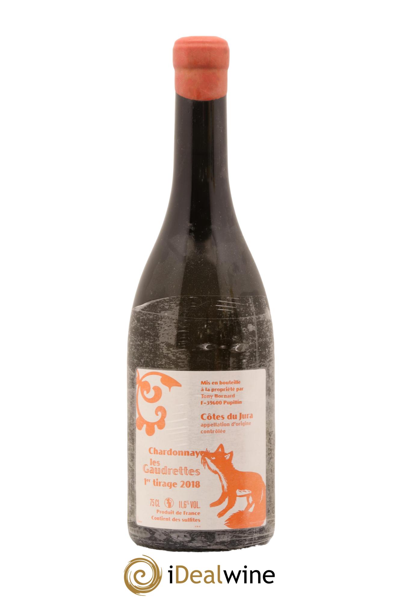 Côtes du Jura Les Gaudrettes Bornard 1Er Tirage 2018 - Lot de 1 bouteille - 0