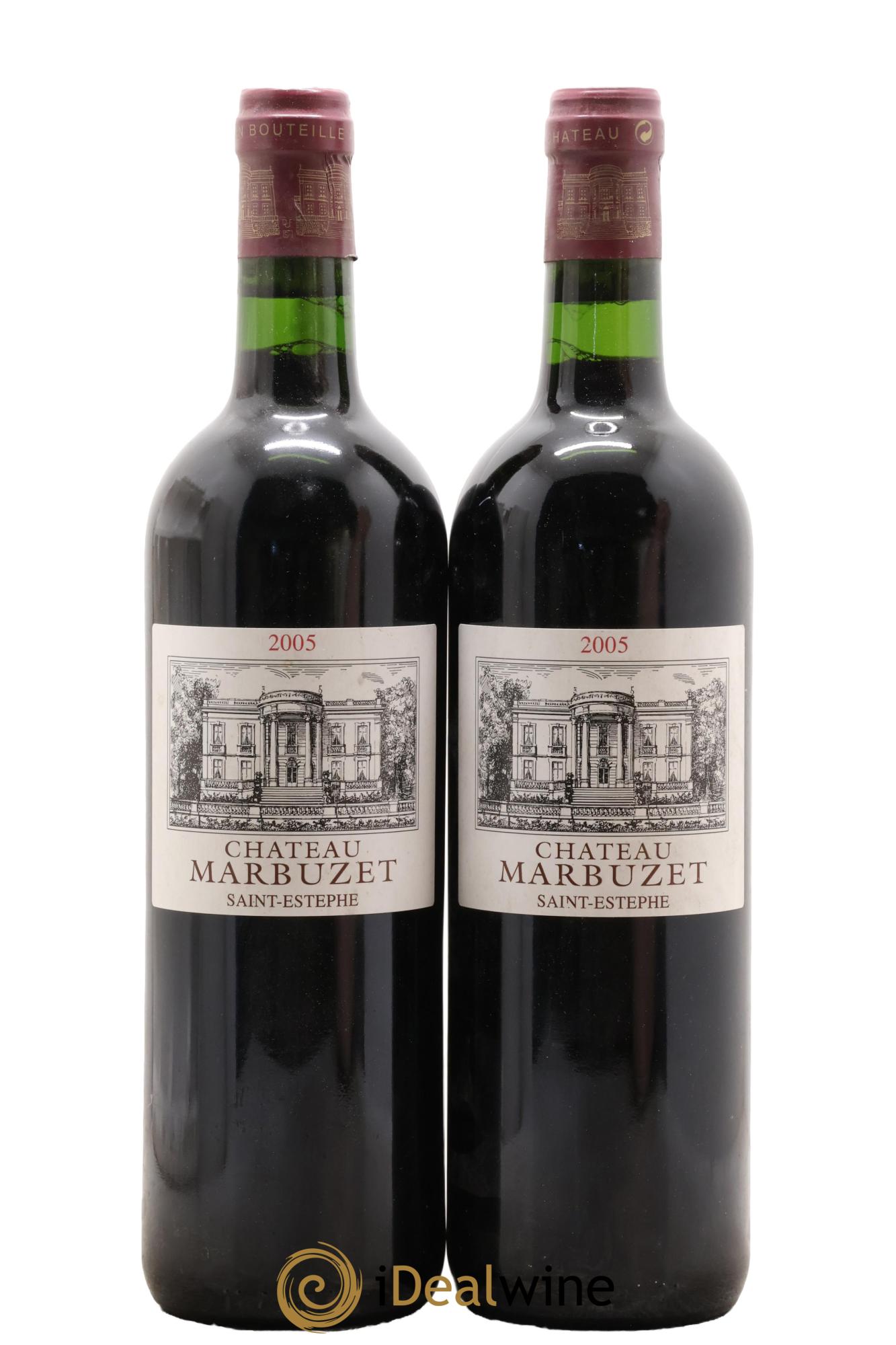 Château de Marbuzet Cru Bourgeois 2005 - Lot de 2 bouteilles - 0
