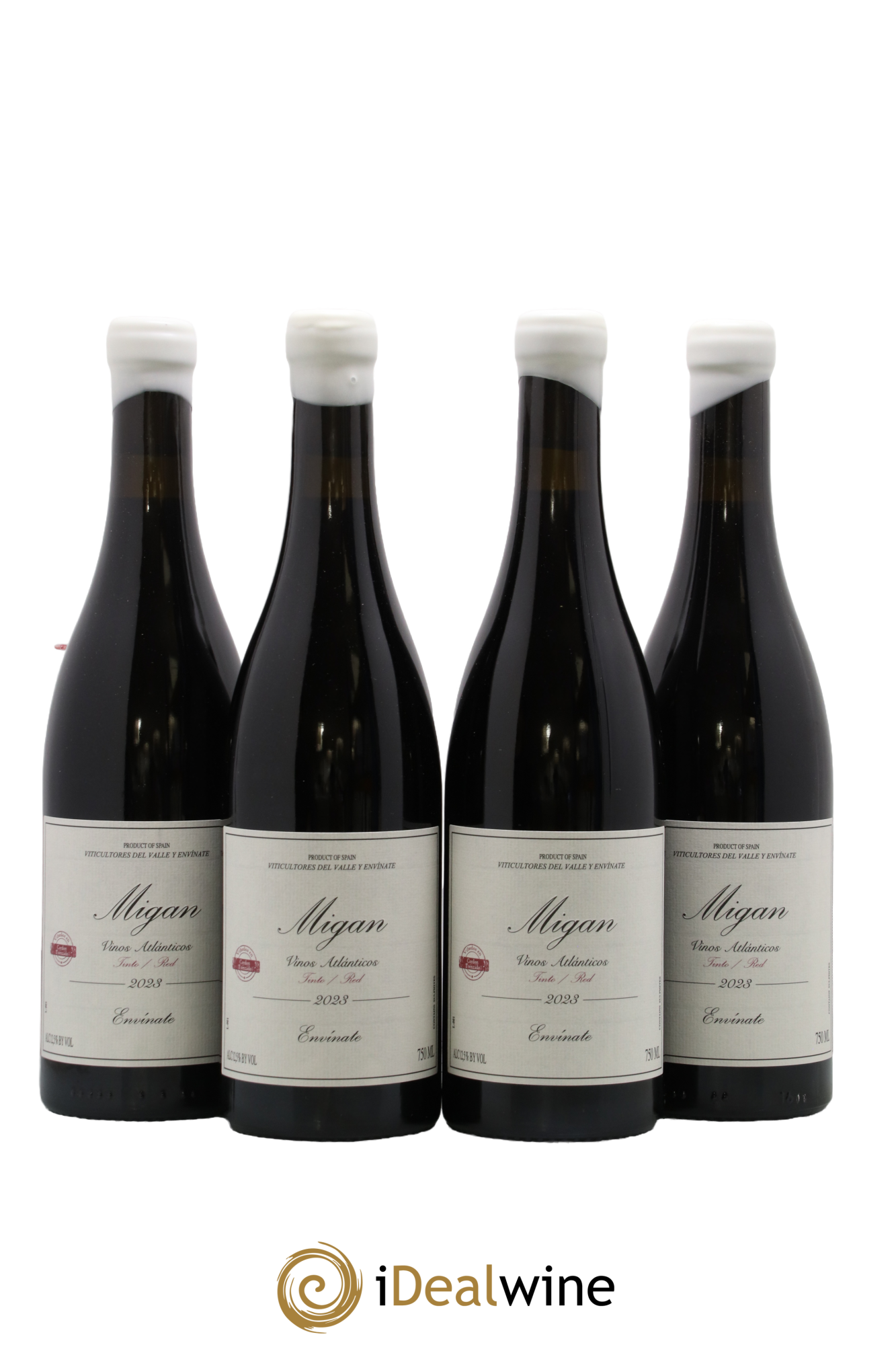 Vinos Atlanticos - Islas Canarias Migan Envinate 2023 - Lot de 4 bouteilles - 0