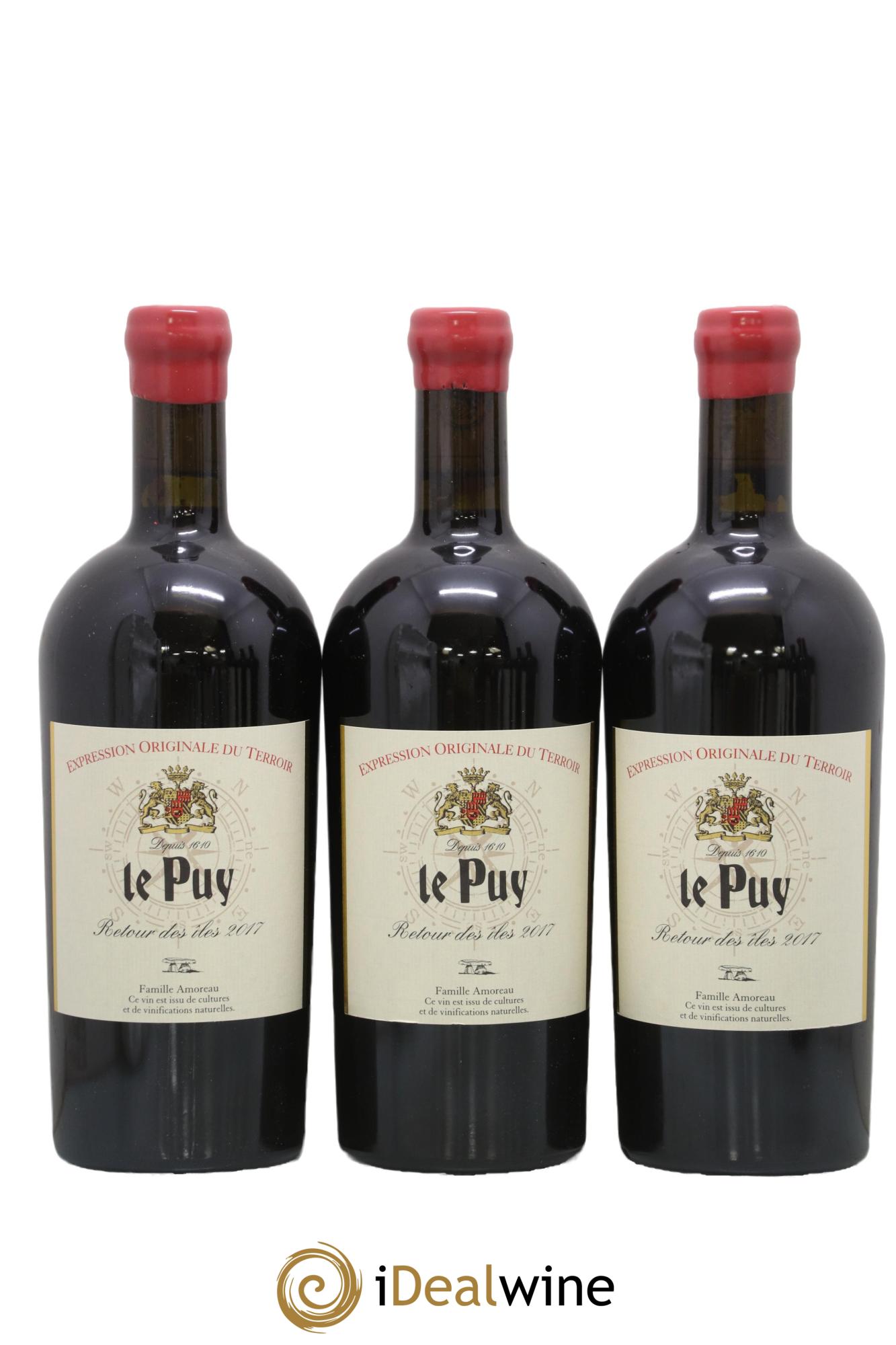 Le Puy - Retour des Iles 2017 - Lot of 6 bottles - 1