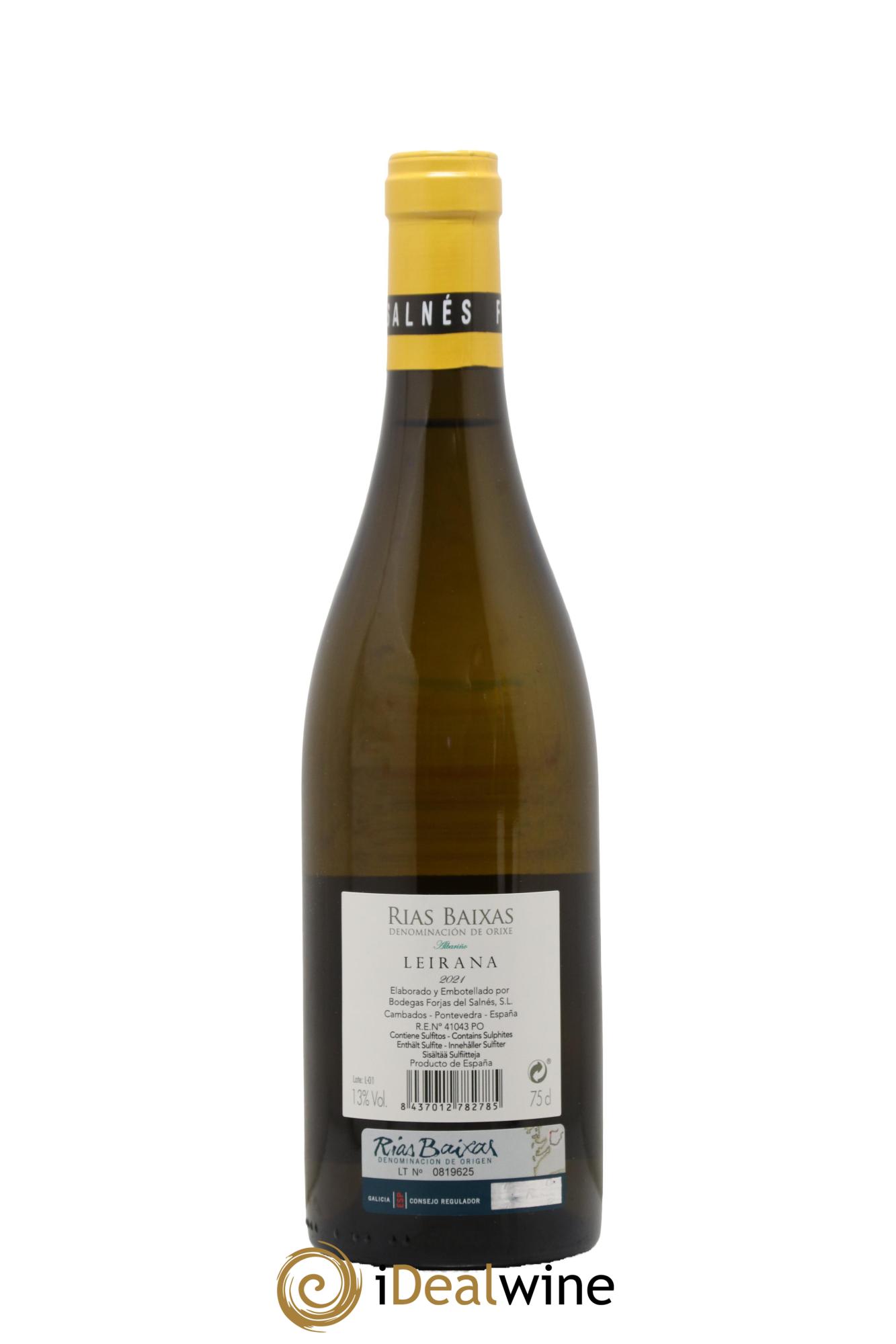 Rias Baixas DO Forjas del Salnés Leirana 2021 - Lot de 1 bouteille - 1