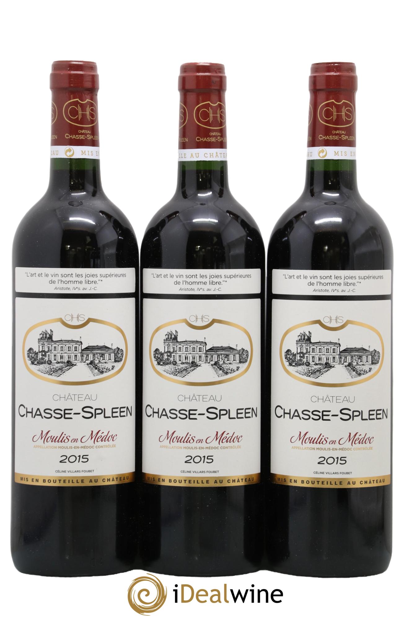 Château Chasse Spleen 2015 - Lot de 12 bouteilles - 3