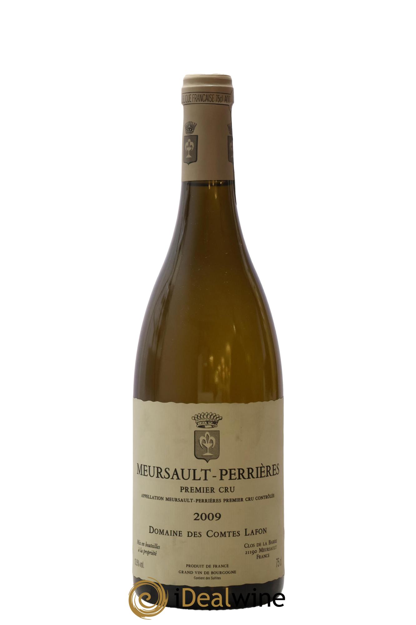 Meursault 1er Cru Perrières Comtes Lafon (Domaine des) 2009 - Lot de 1 bouteille - 0